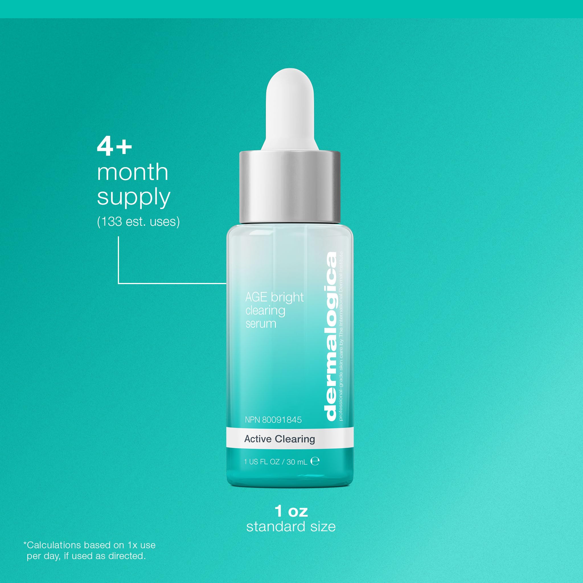Dermalogica Age Bright Clearing Salicylic Acid Serum BHA, 1 fl oz