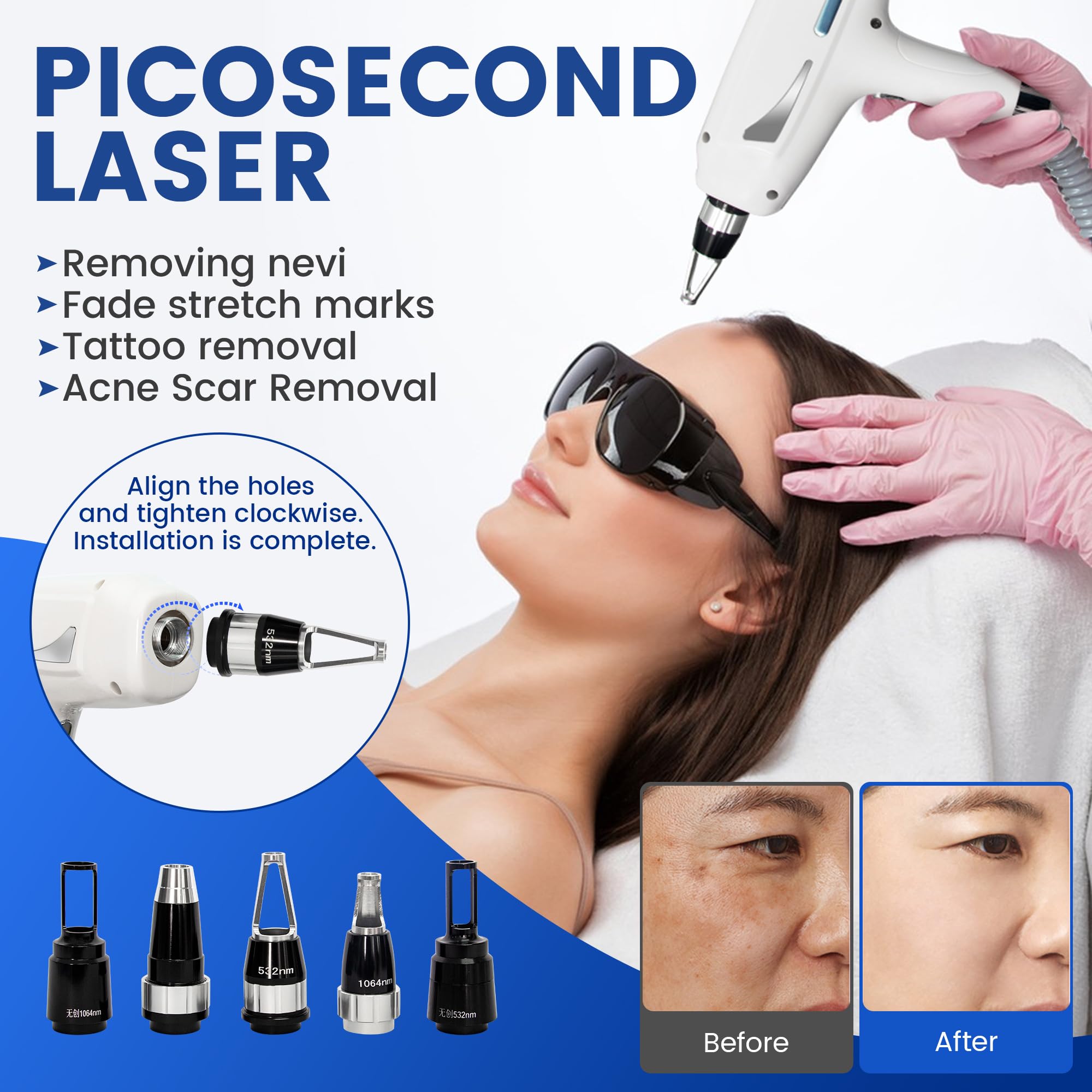 10 Bars 2 in 1 Multi 808nm Hair removal Machine with FAC Technology