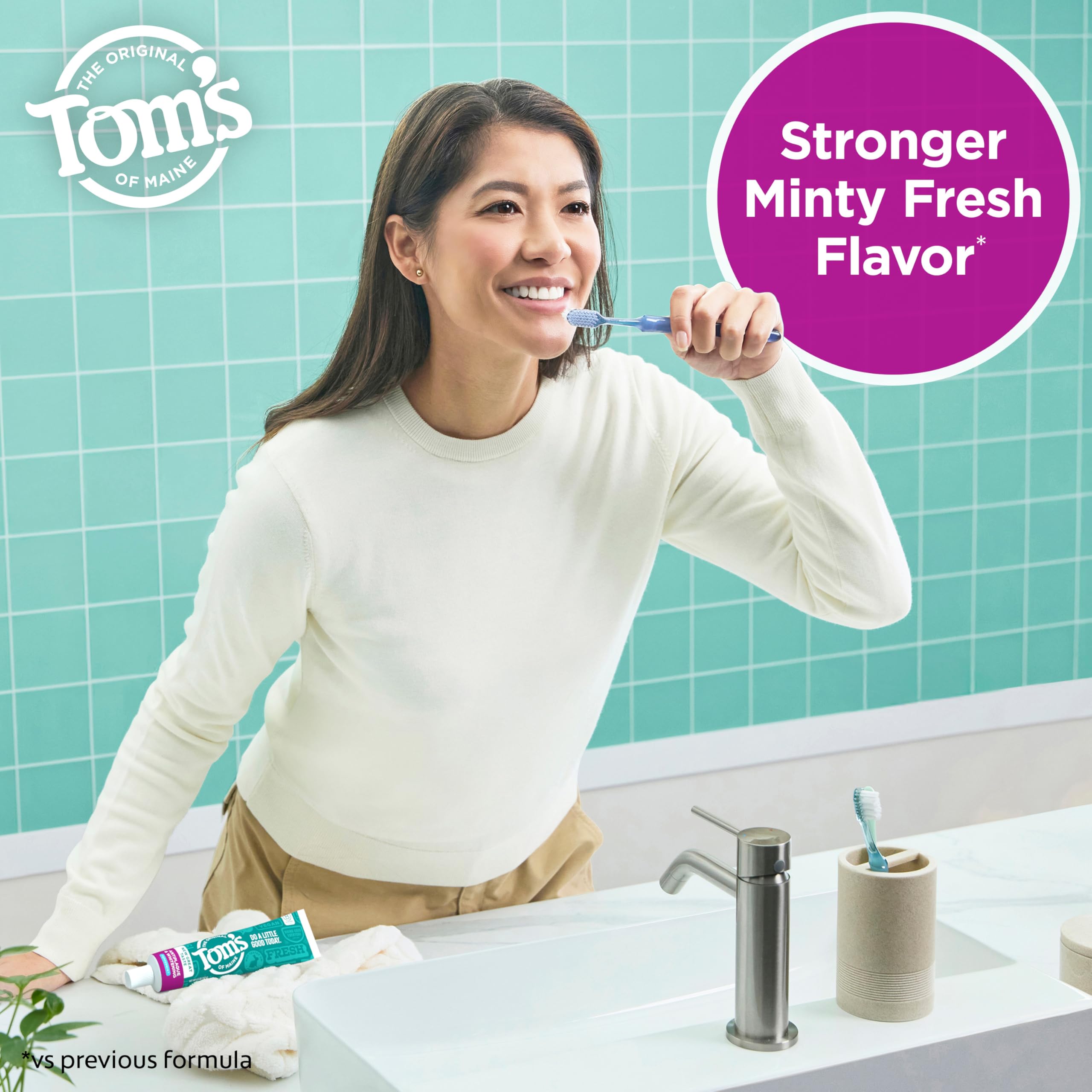 Tom's of Maine Antiplaque Whitening Toothpaste 2-Pack