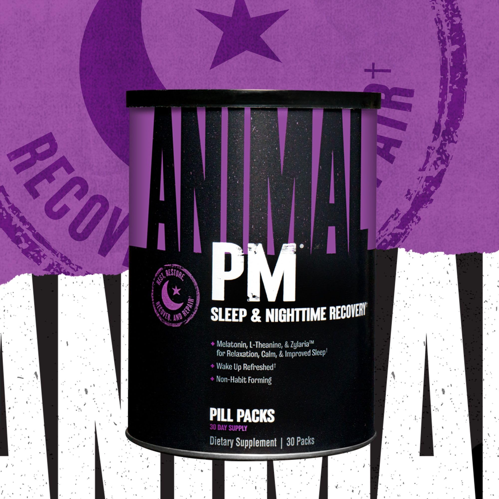 Animal PM Deep Sleep Aid Supplement for Adults | 30 Pill Packs