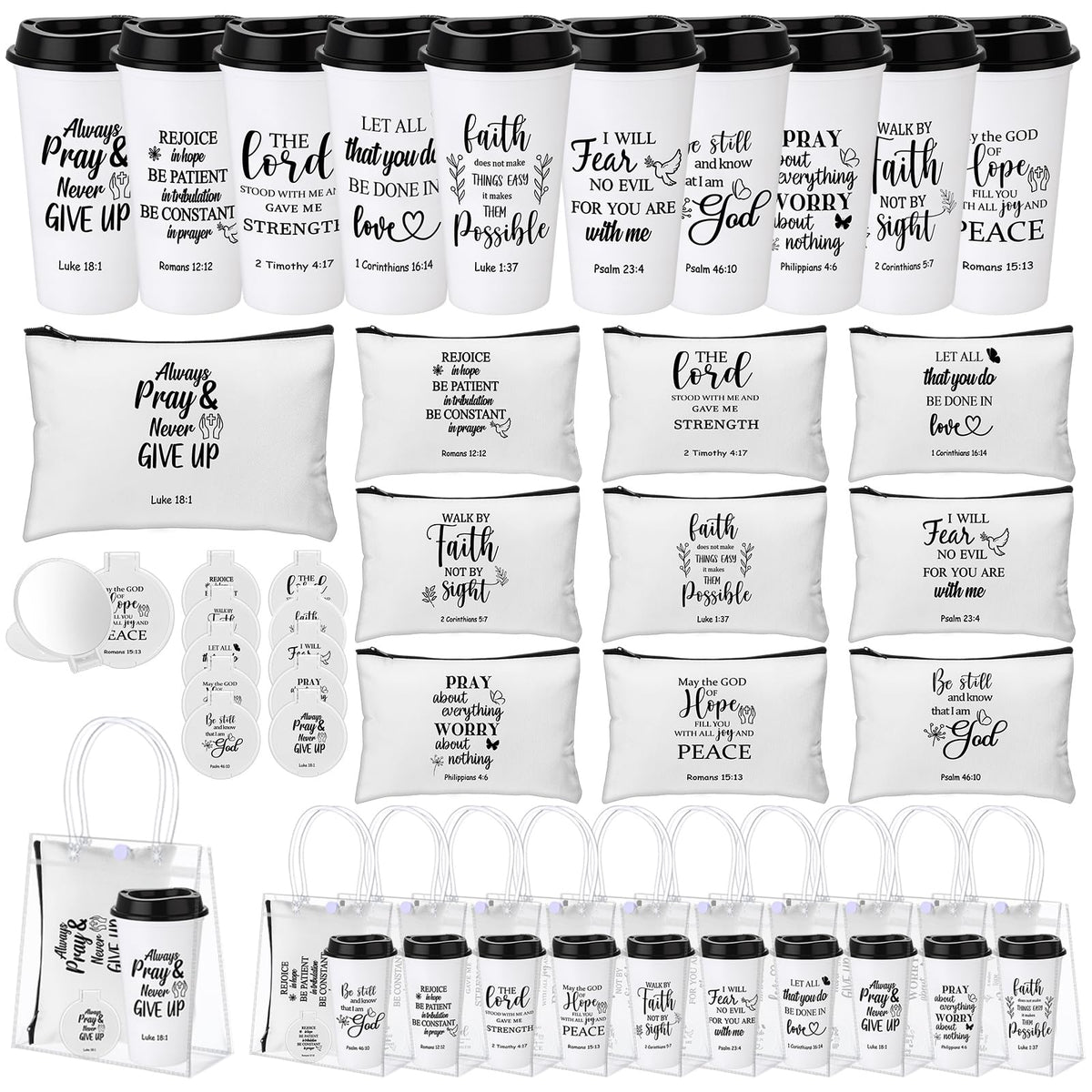 Patelai 80 Pcs 20 Sets Christian Gift Bulk for Women Basic - Patelai Official Imagery - 2
