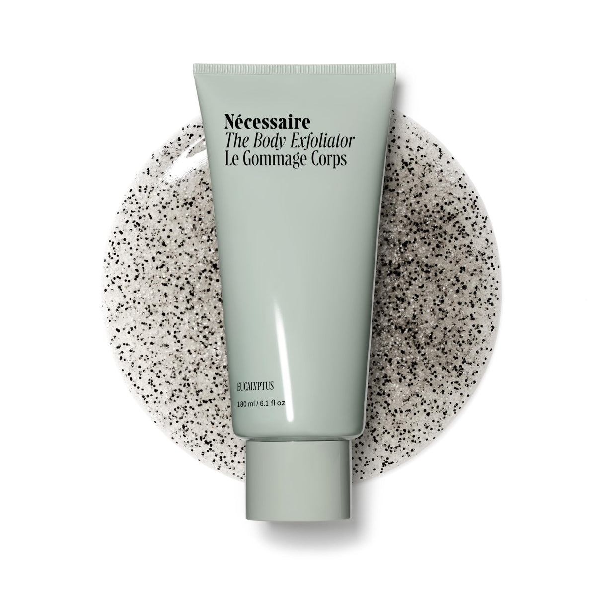 N&eacute;cessaire The Body Exfoliator Eucalyptus. Exfoliating Body Wash. KP Body Scrub. – product photo (Body Scrubs)