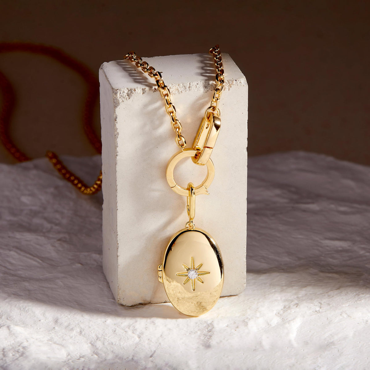 Brook & York Kendra Charm Necklace - Gifts for Mom – packaging and label