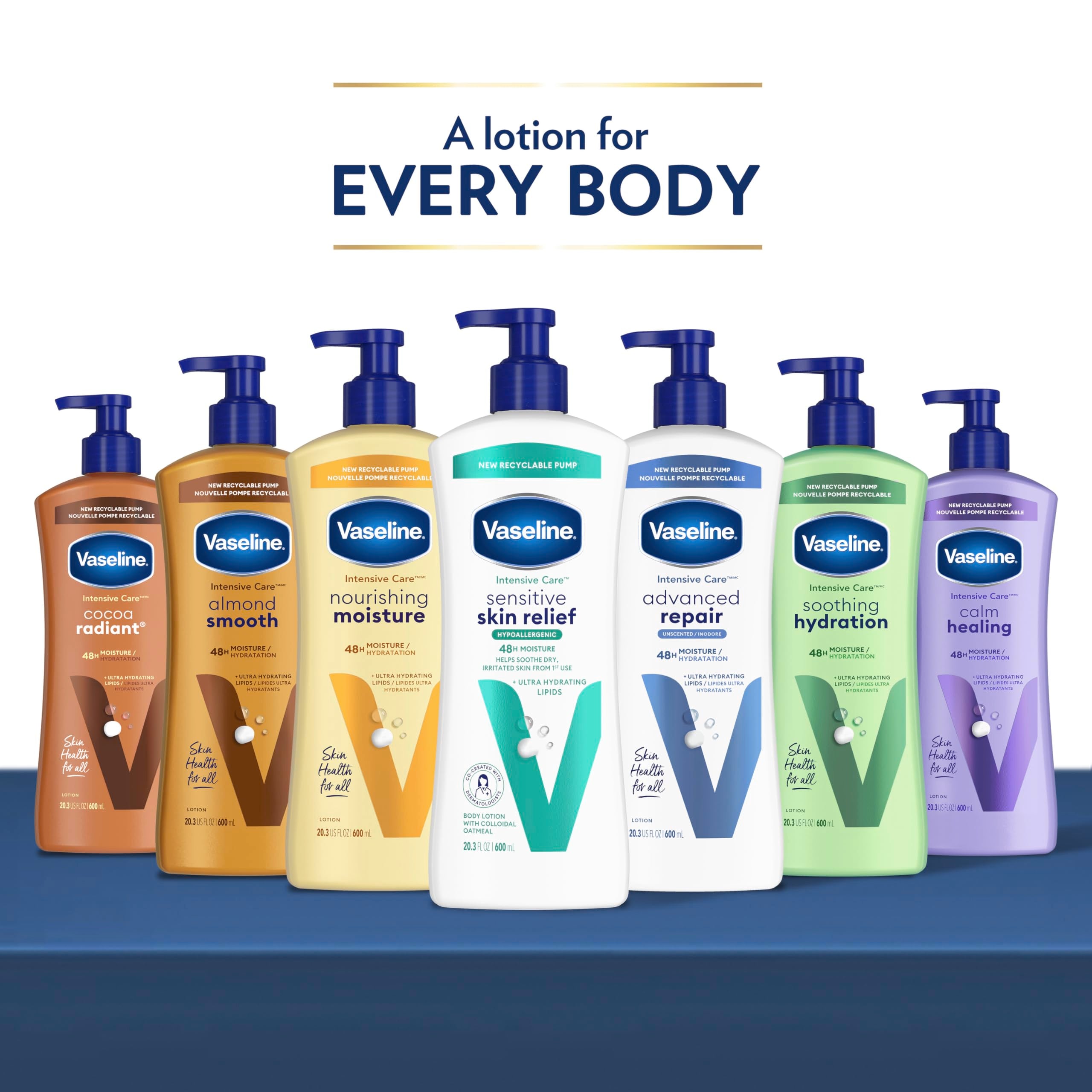 Vaseline Intensive Care™ Body Lotion Sensitive Skin Relief 20.3oz 4ct