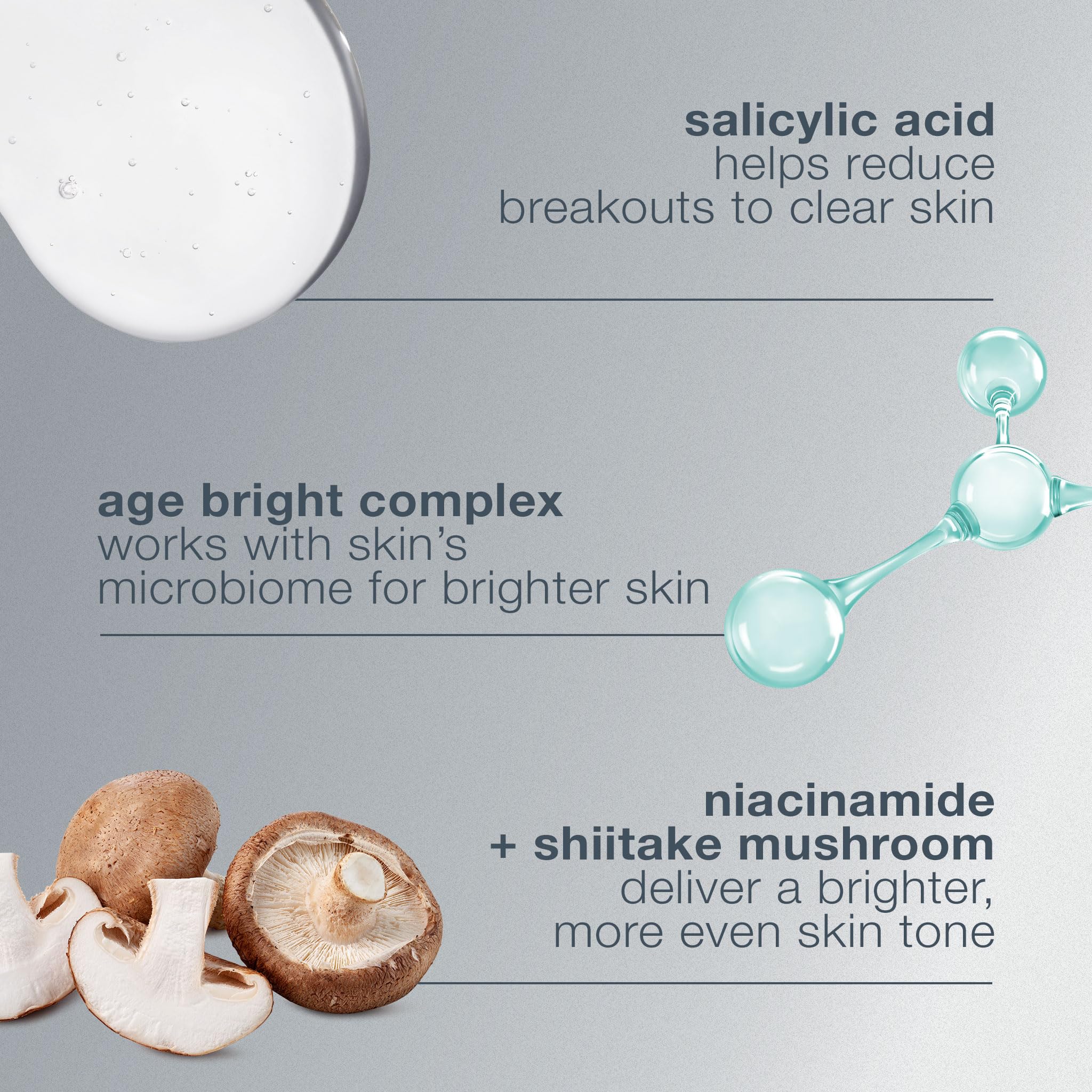 Dermalogica Age Bright Clearing Salicylic Acid Serum BHA, 1 fl oz