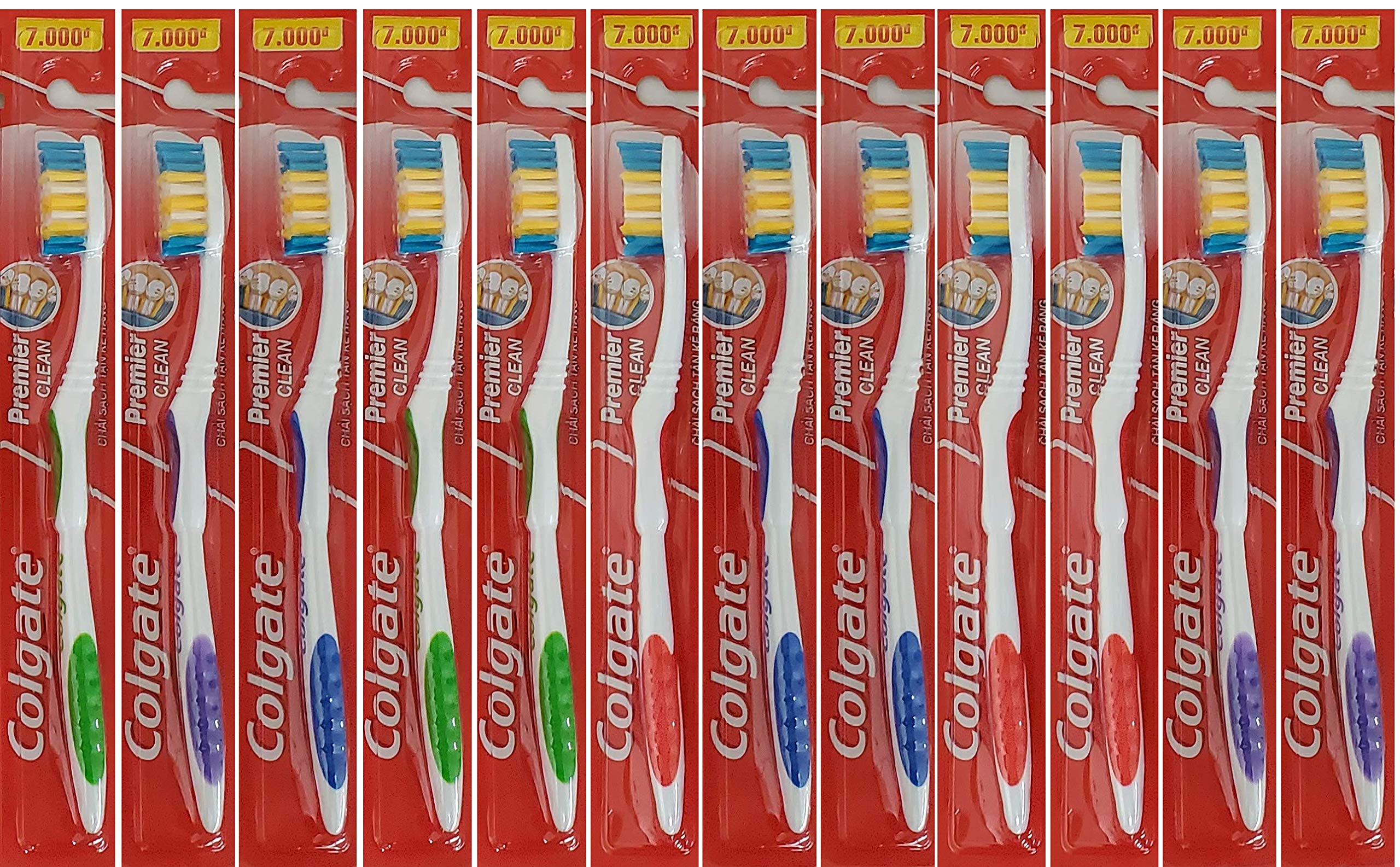 Colgate Toothbrushes Premier Extra Clean(Pack of 12 - Product Imagery