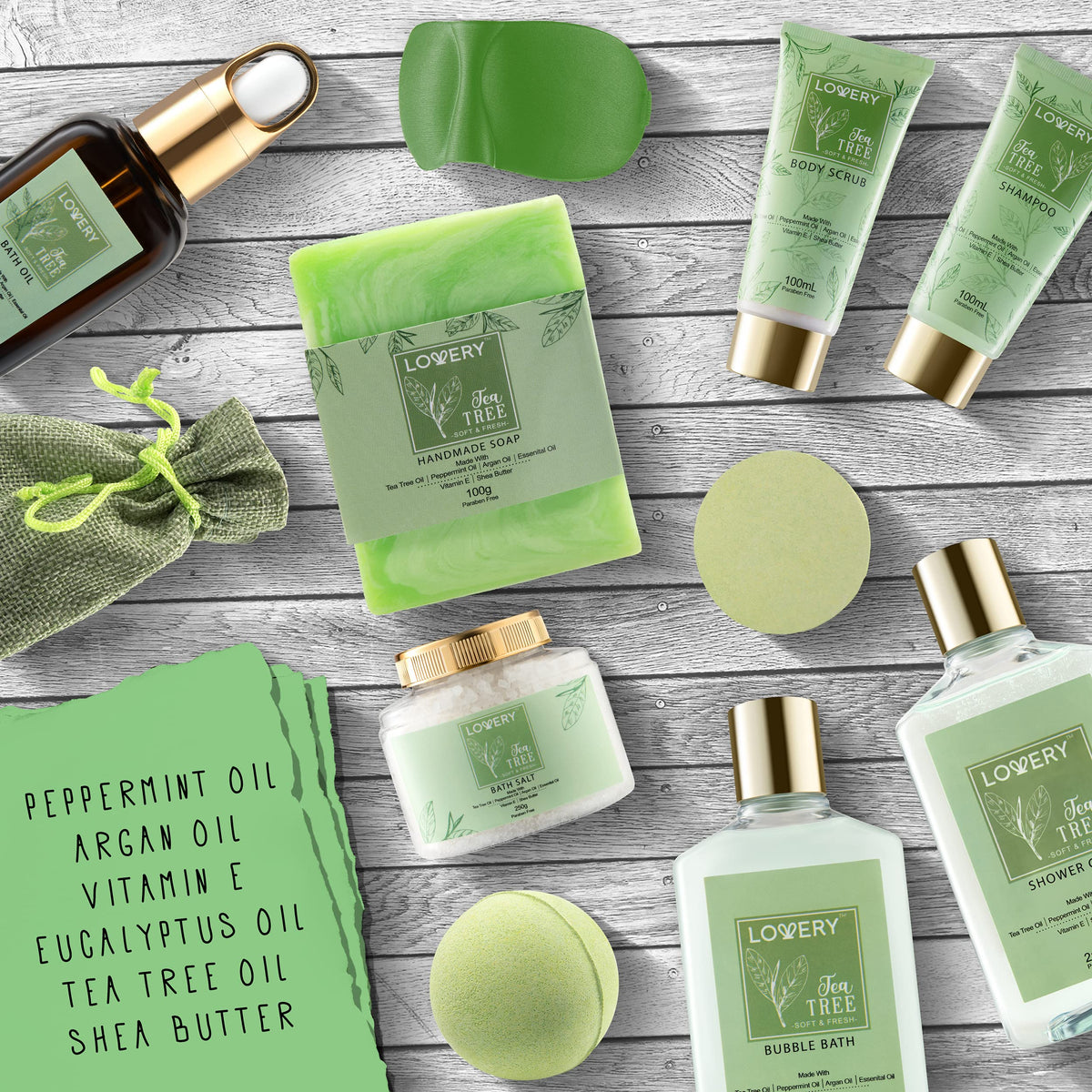 Tea Tree Bath Set - LOVERY Official Imagery - 8