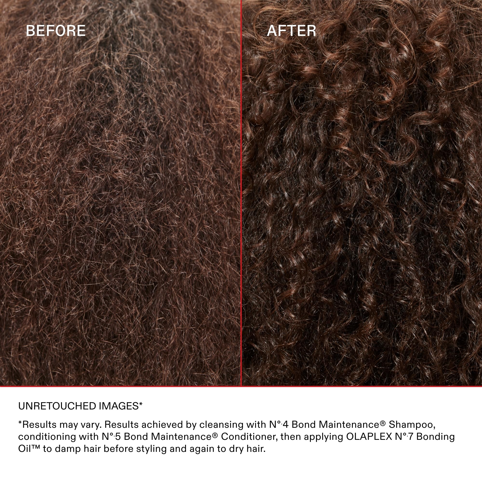 Olaplex N°.7 Bonding Hair Oil in 30ml bottle, high shine styling agent, smooths and nourishes hair with a glossy finish.