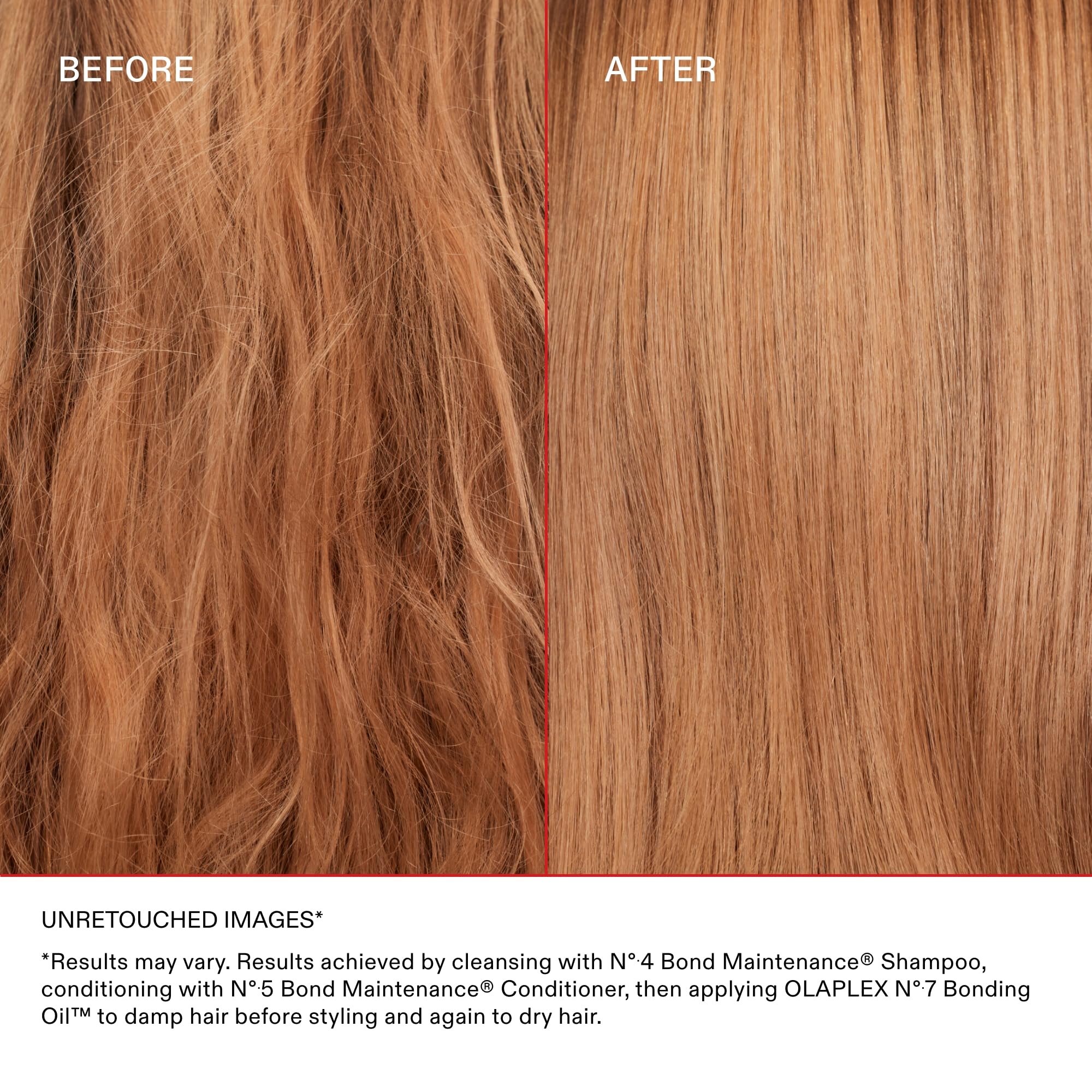 Olaplex N°.7 Bonding Hair Oil in 30mL bottle, high shine hair styling agent with nourishing formula and sleek packaging.