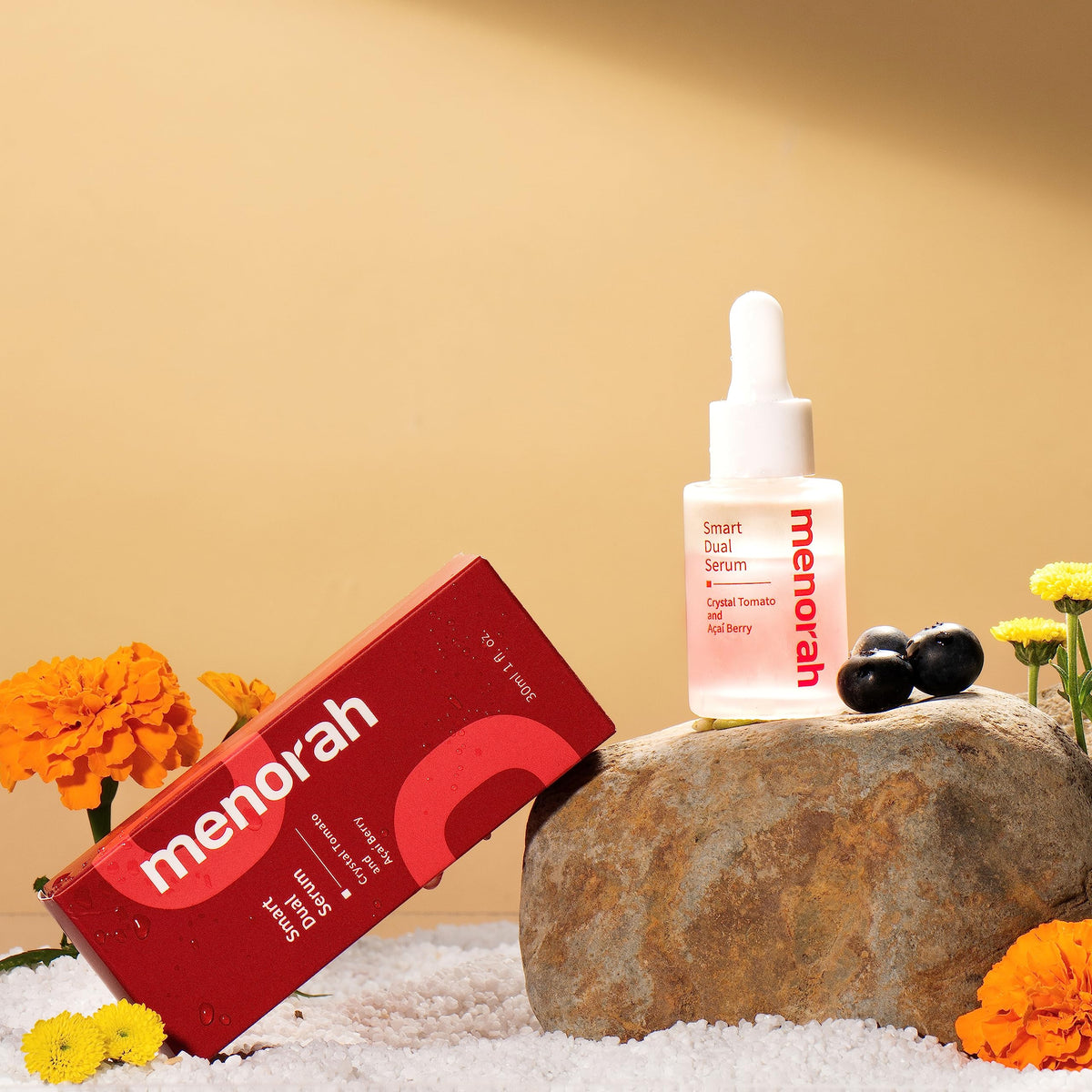 menorah Smart Dual Serum Shake Activated Dual Phase Serum - menorah Official Imagery - 3