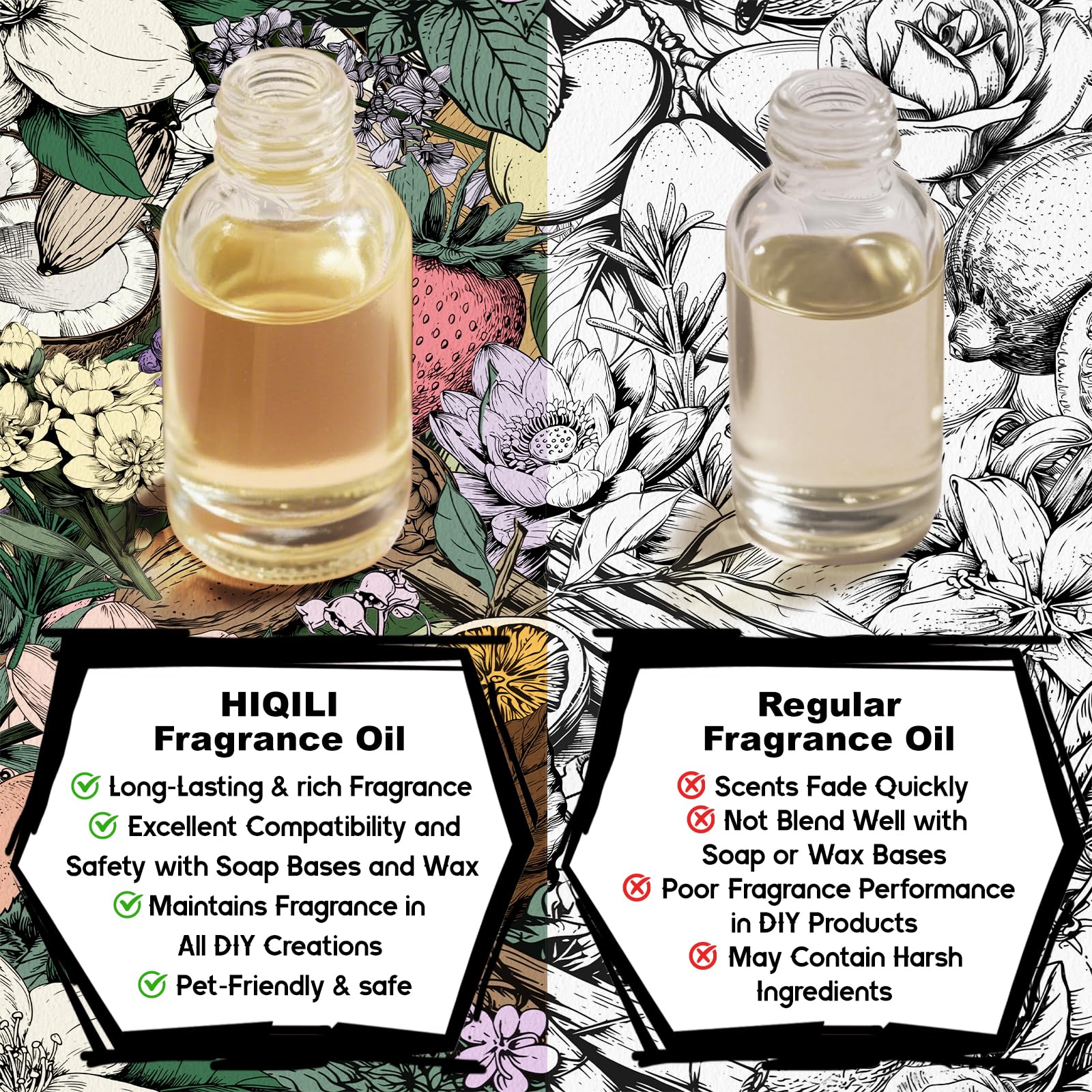 HIQILI Sea Salt Sage Fragrance Oil for Diffuser Use, DIY Perfume - 1 Fl Oz