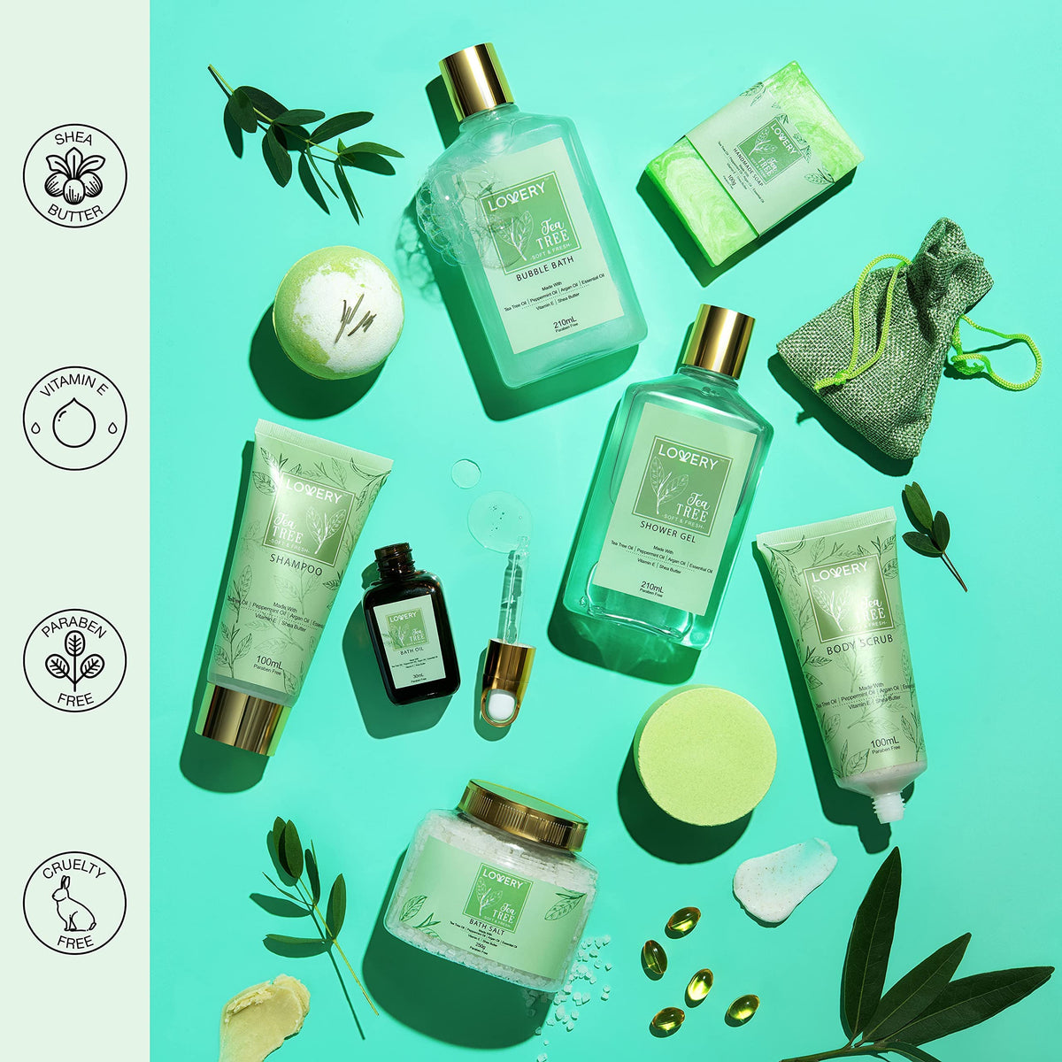 Tea Tree Bath Set - LOVERY Official Imagery - 3