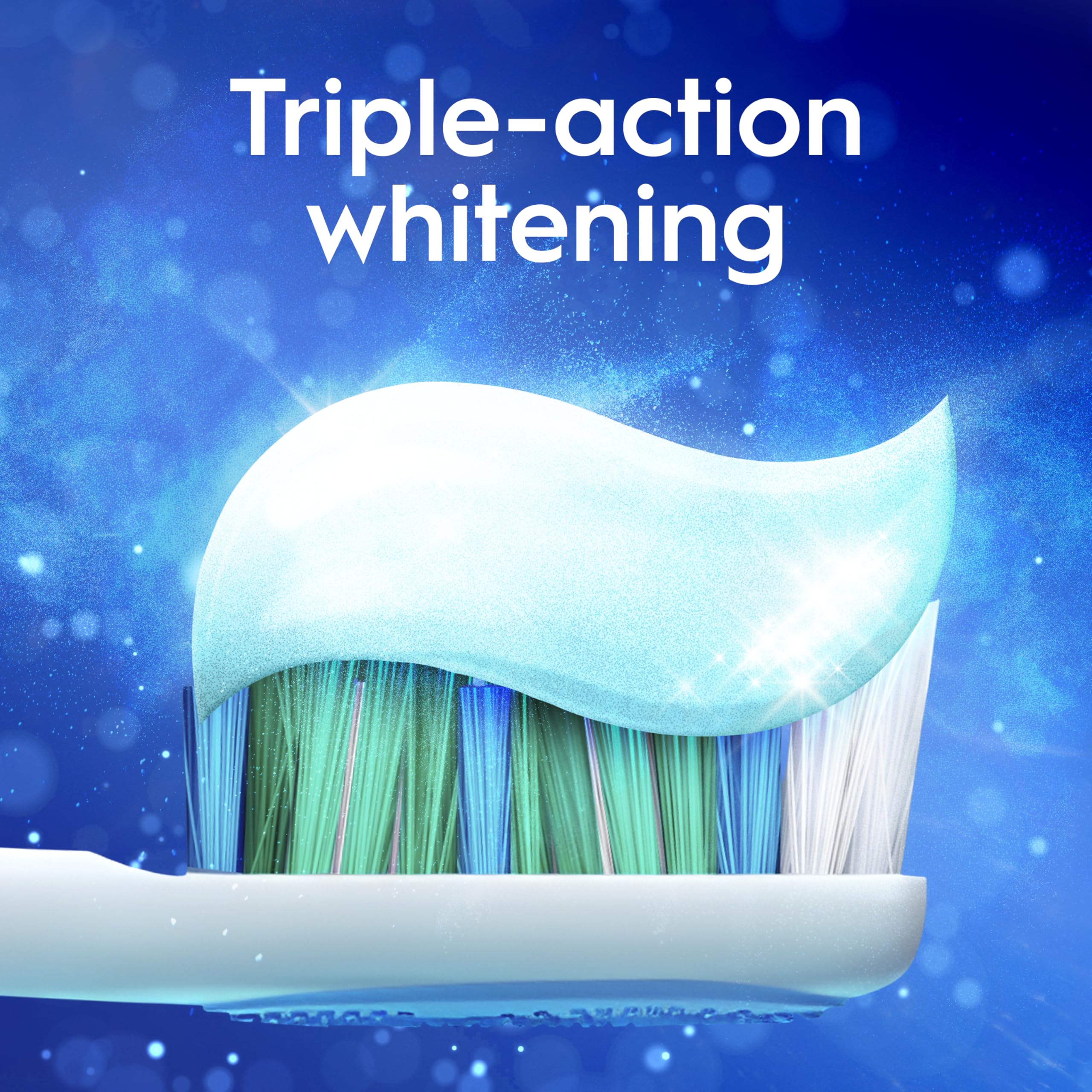 Crest 3D White Advanced, Teeth Whitening Toothpaste for Adults, 3.7 oz, 4 Pack, Cavity Protection Fluoride Toothpaste, Strengthens Enamel, Travel Size Toiletries
