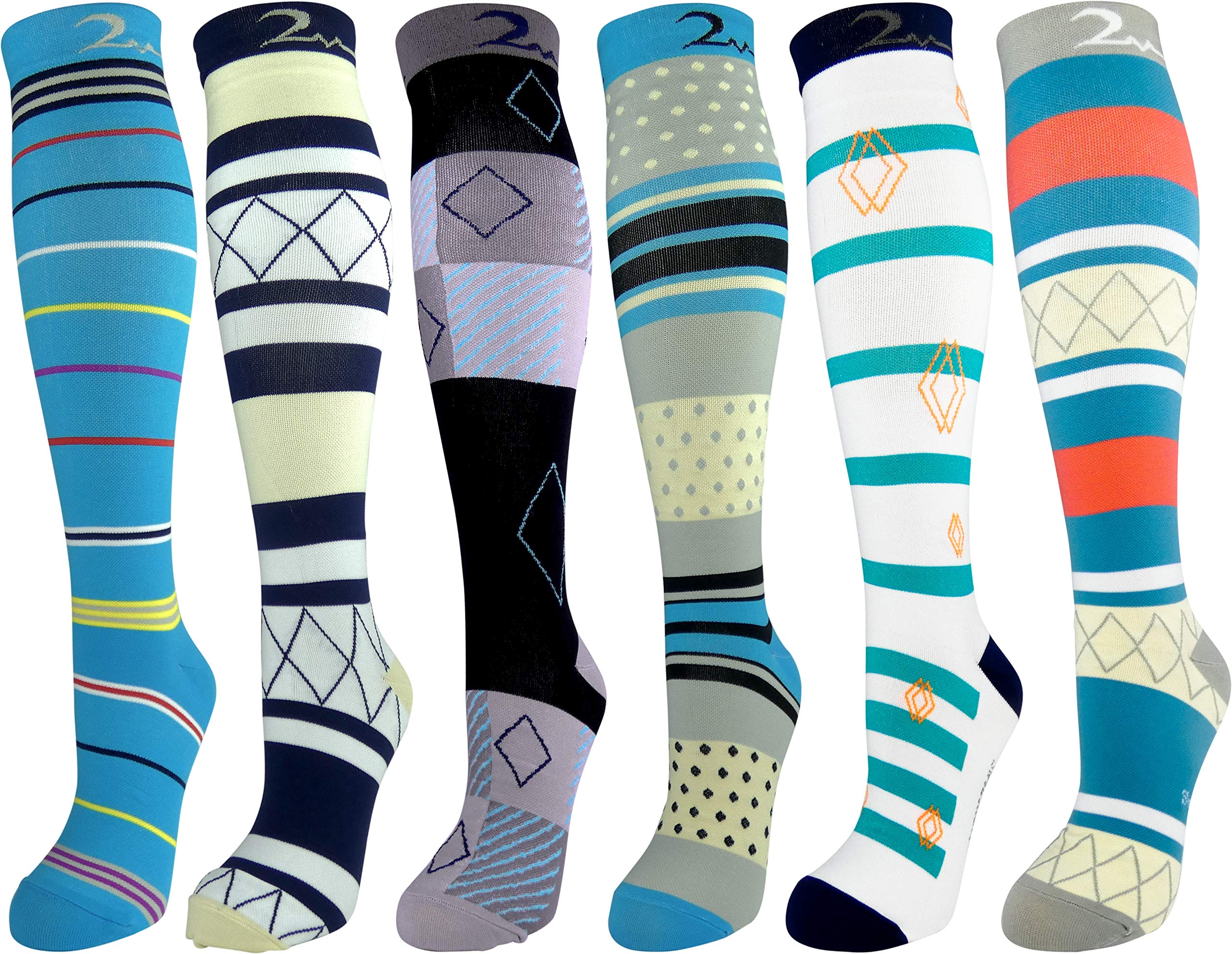 Men's Premium Quality Moderate Graduated Compression Socks 15-20 - Product Imagery