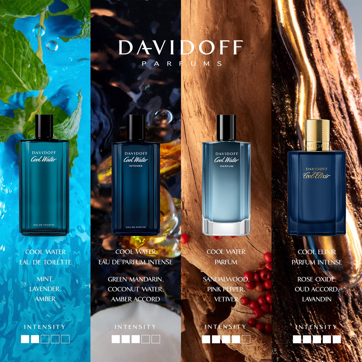 Davidoff Cool Water Eau de Toilette Aromatic Men s Cologne - Premium Selection Official Imagery - 6
