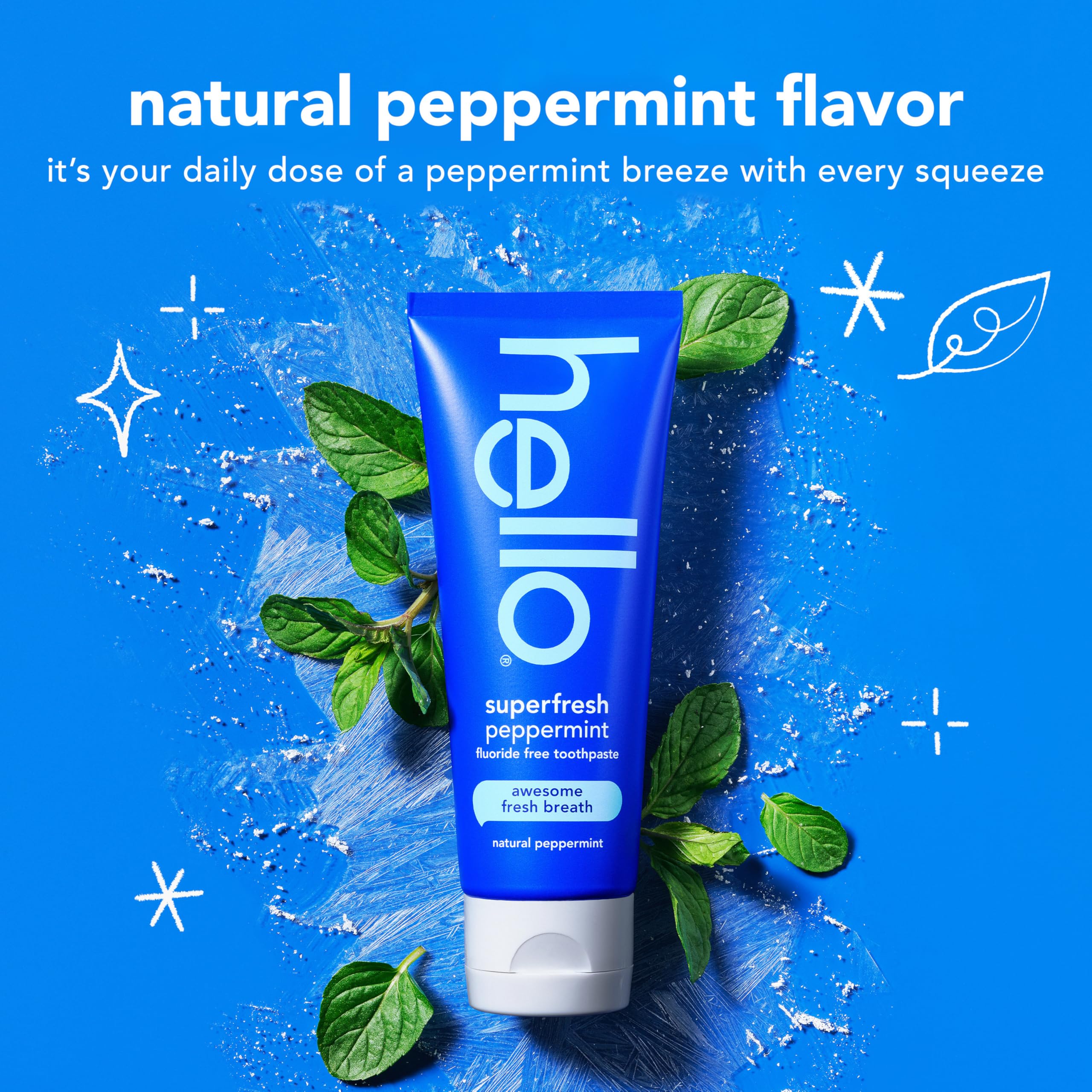 Hello Superfresh Fluoride Free Toothpaste 3-Pack 5oz