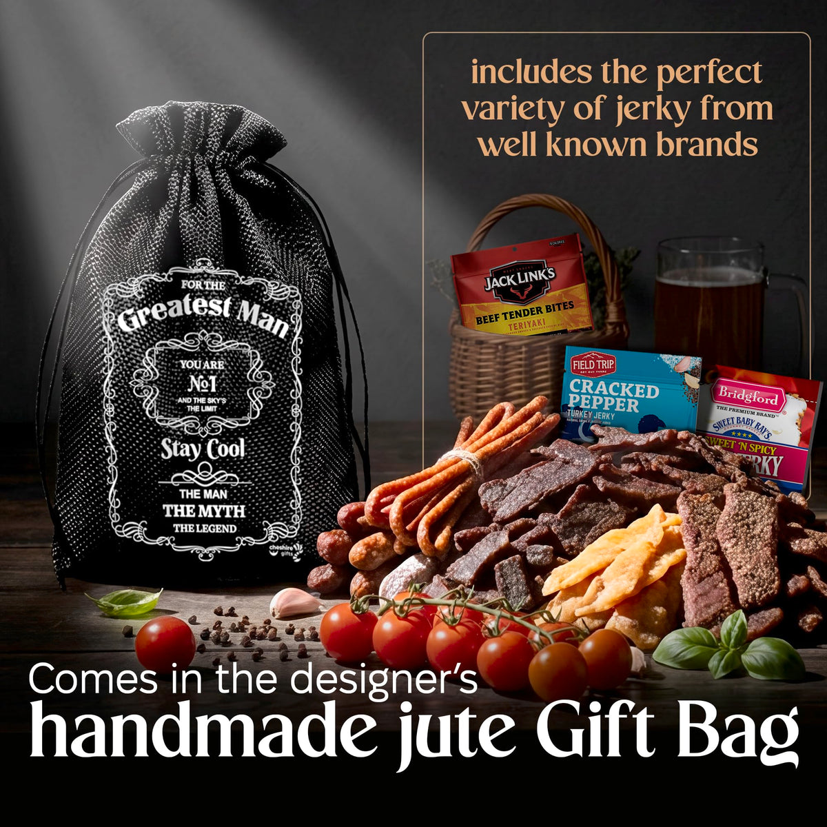 Jerky Gift Baskets For Men - Cheshire Gifts Official Imagery - 4