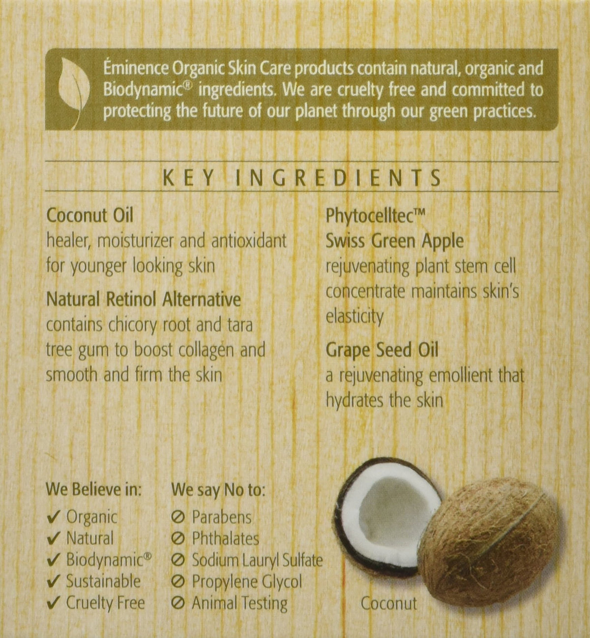 Eminence Coconut Age Corrective Moisturizer for Unisex - Eminence Official Imagery - 6