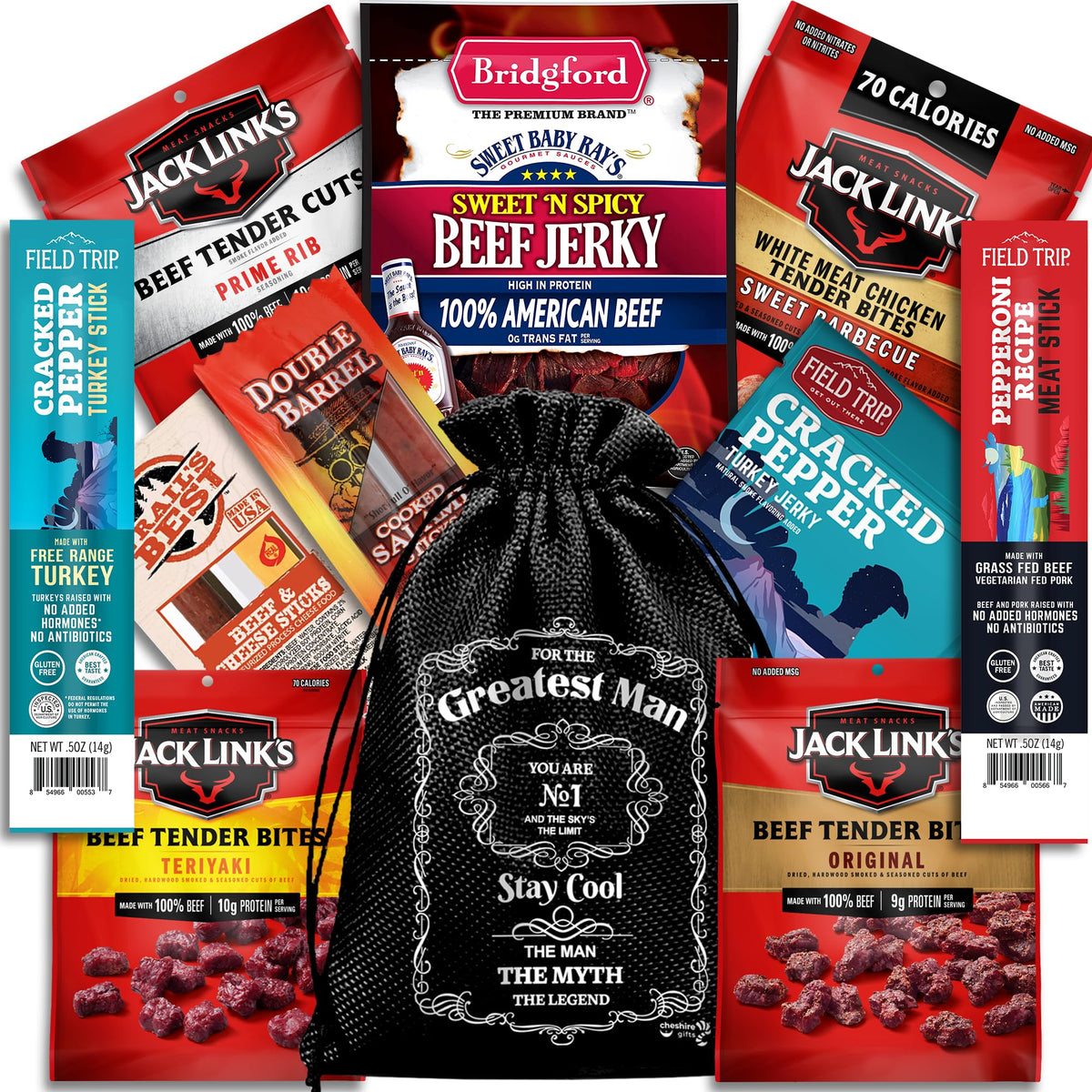 Jerky Gift Baskets For Men - Cheshire Gifts Official Imagery - 2