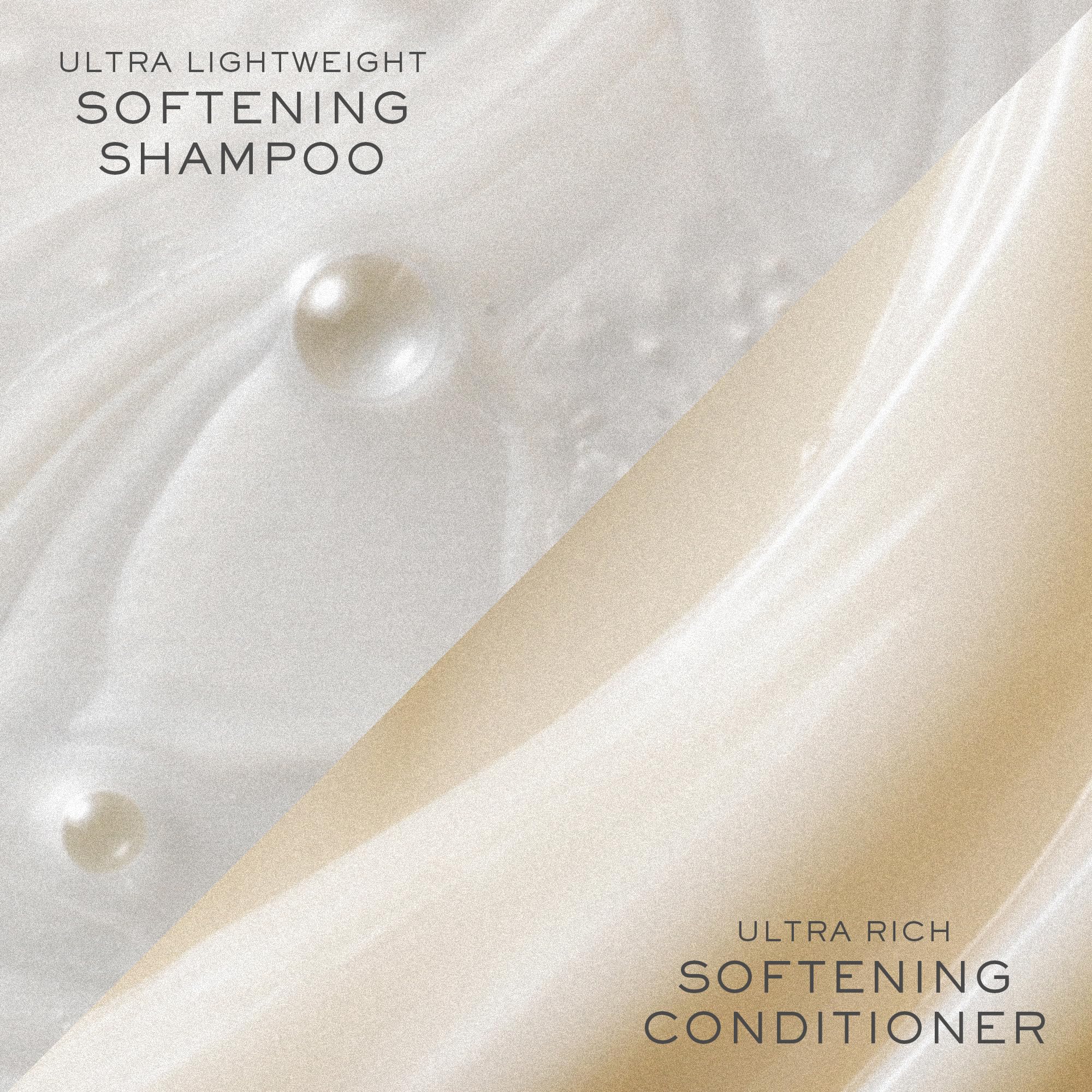 Kristin Ess Softening Moisture Repair shampoo and conditioner set for dry, damaged, color-treated hair with anti-frizz, sulfate-free formula.