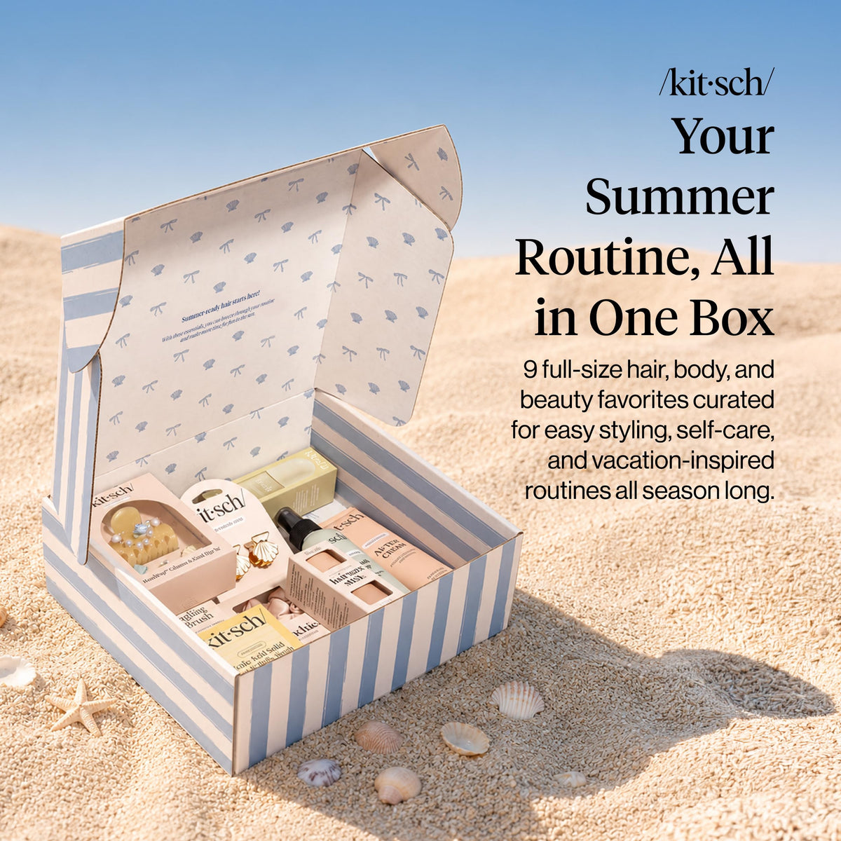 Kitsch Holiday Gift Box 9 Piece Bundle Self Care Gifts for - Kitsch Official Imagery - 3