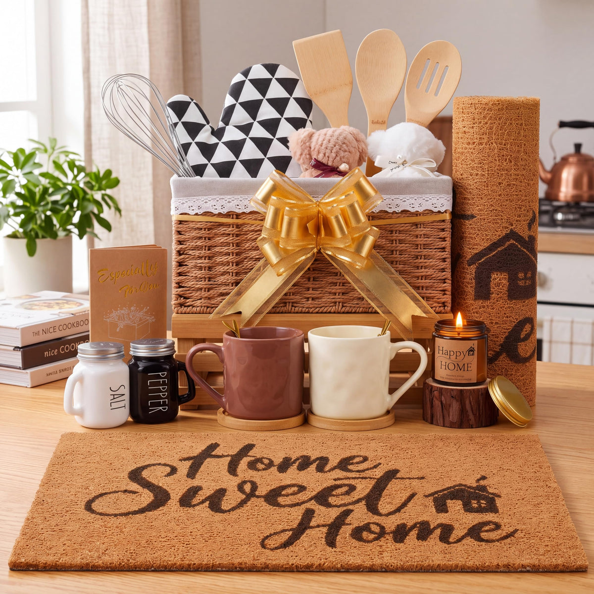 Housewarming Gift Basket Set for New Home - RimCereal Official Imagery - 1