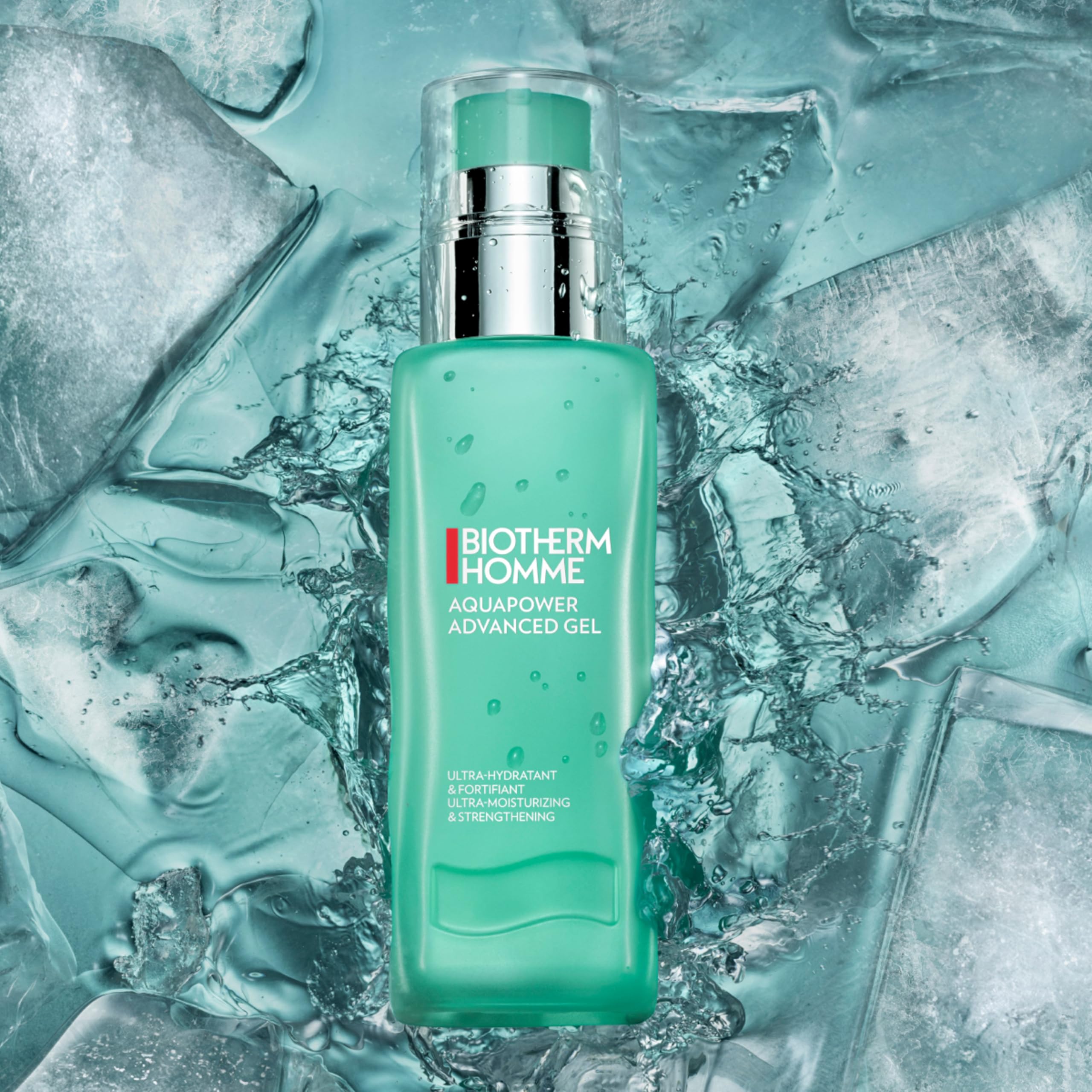 Biotherm Aquapower Advanced Gel moisturizer for men, water-gel formula with biotech plankton and oligo-elements, 3.4 oz.
