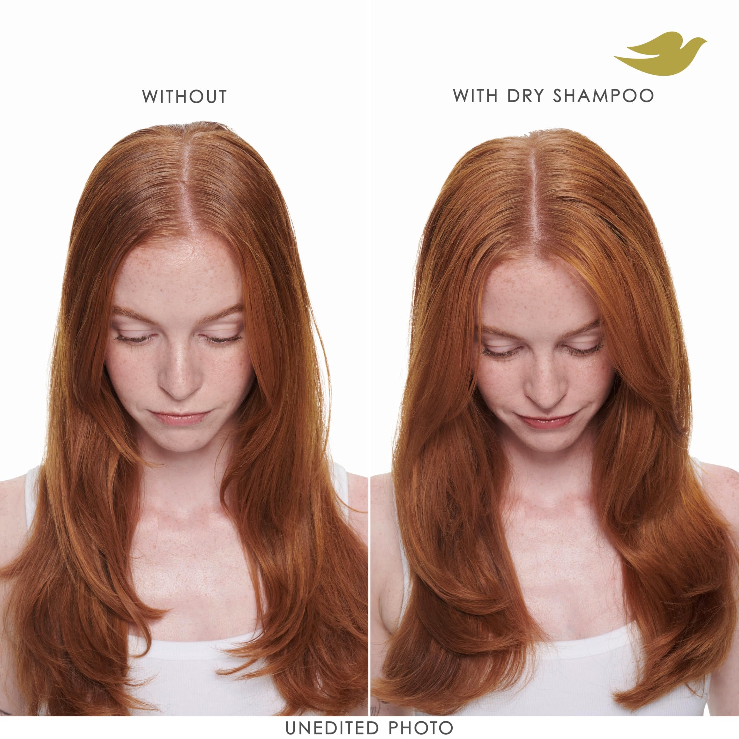 Dove Volume & Fullness Dry Shampoo, 5oz, two bottles, for adding volume to flat hair, in a spray bottle form.