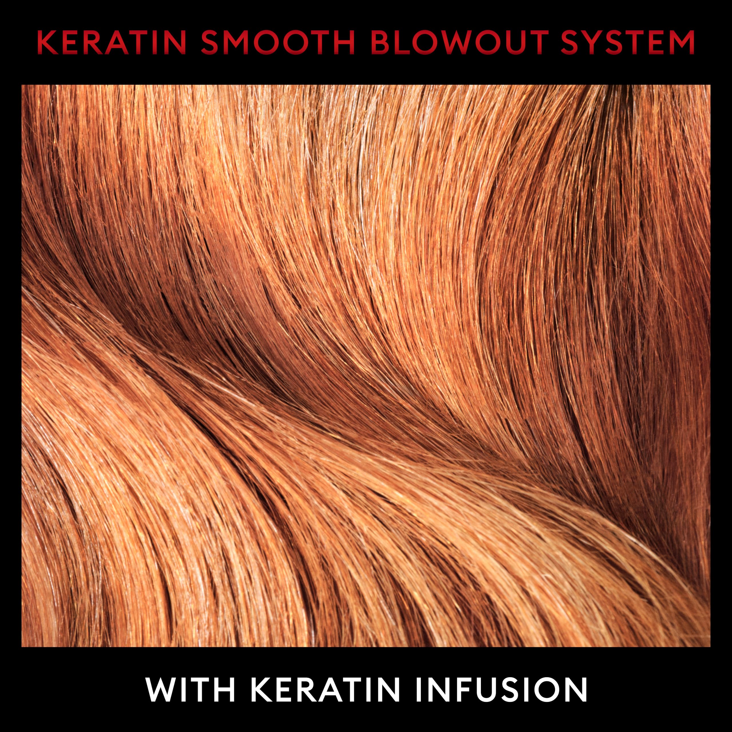 TRESemmé Keratin Smooth Hydrating Shampoo for dry hair, 28 oz bottle, shown with four bottles on a clean background.