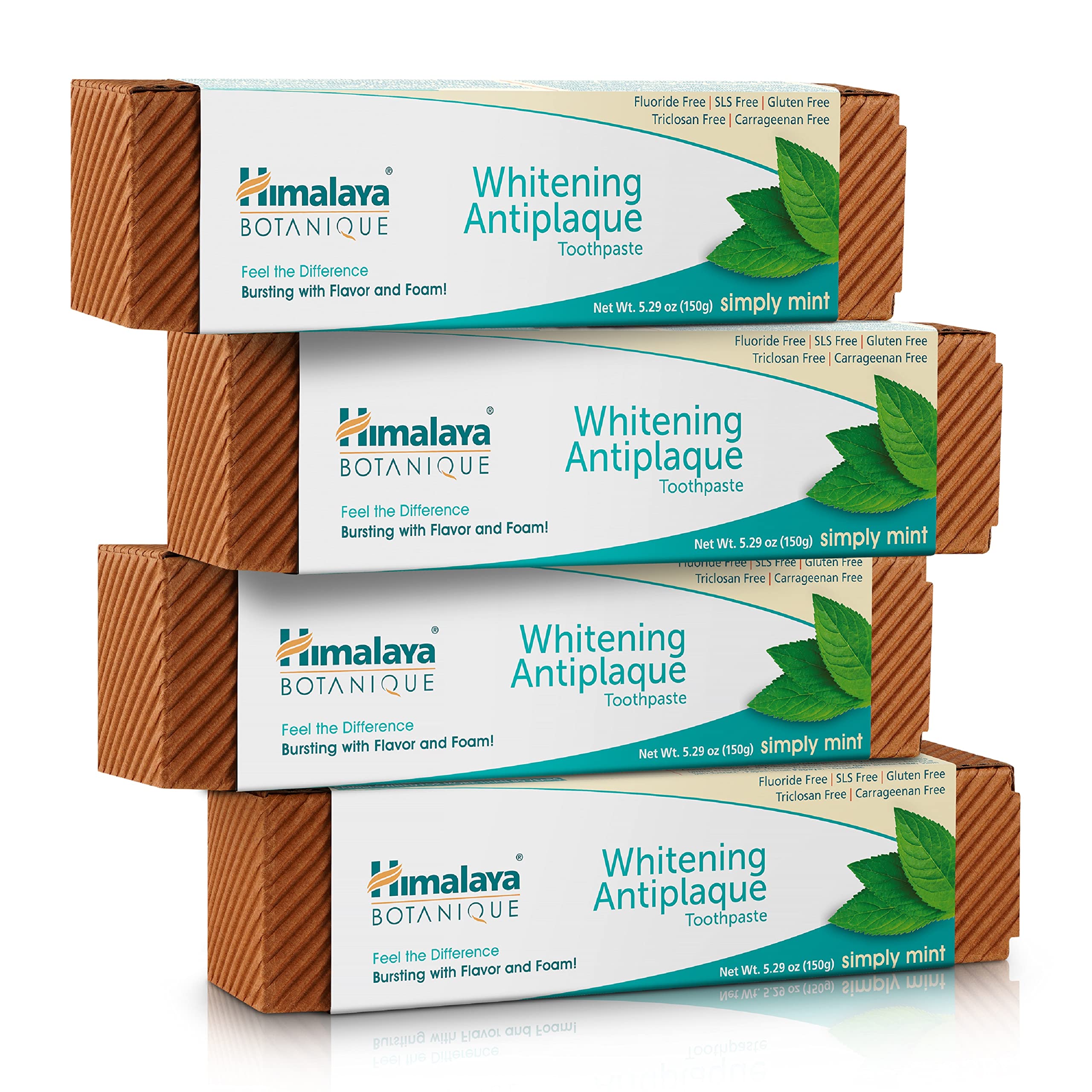 Himalaya Botanique Whitening Toothpaste 4-Pack 5.29oz