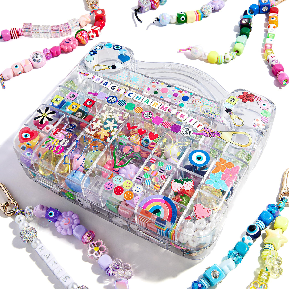 BaubleBar Ultimate DIY Bag Charm Kit | Oprah’s Favorite Things | Great for a Gift, Party, or Family Activity | Keychain 