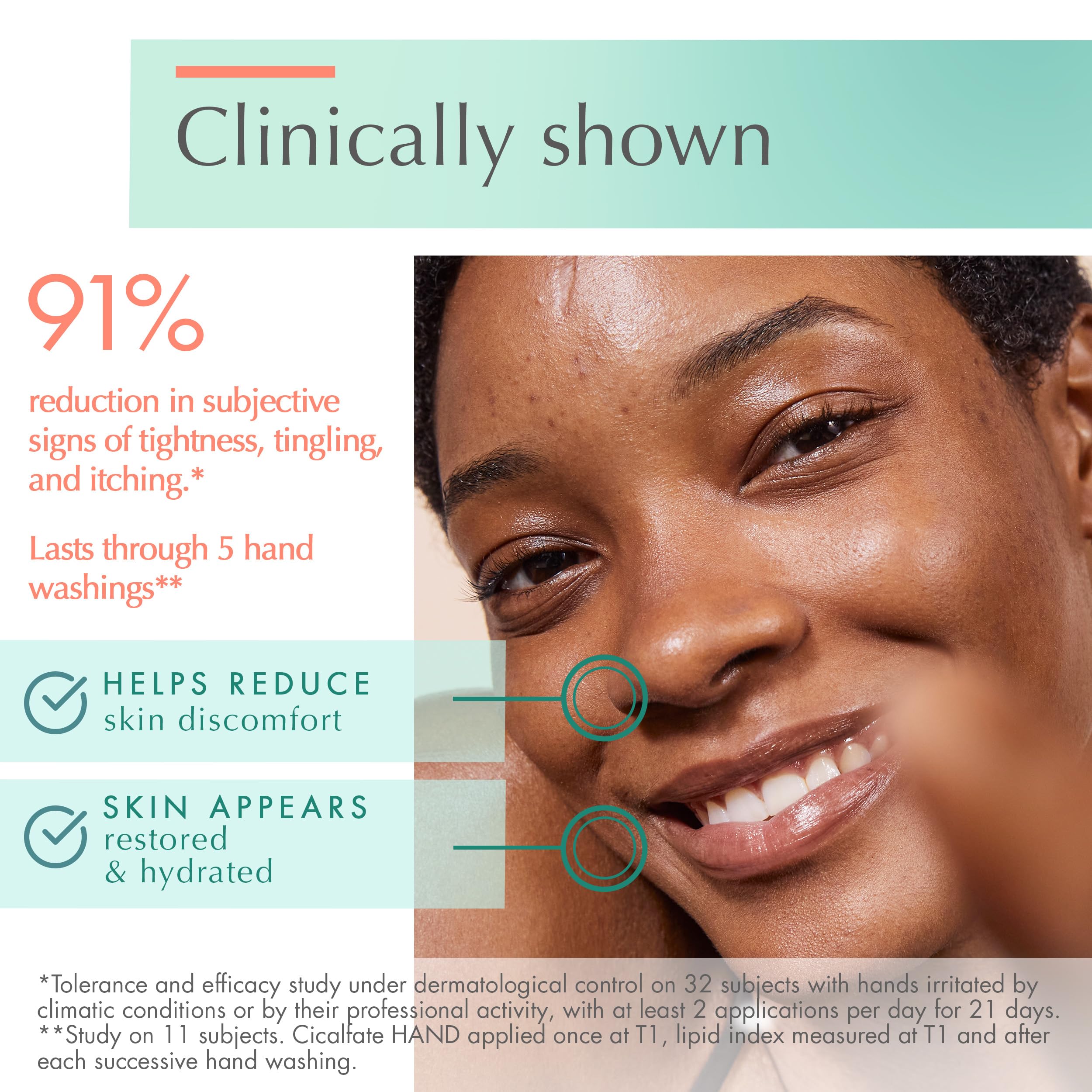 Avène Cicalfate hand cream in a 3.3 oz tube, designed to moisturize and repair dry, cracked skin with soothing ingredients.