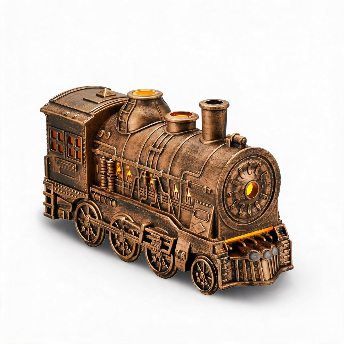 Train Shape Cool Mist Humidifier Dual Outlets for Bedroom - Zunate Official Imagery - 1