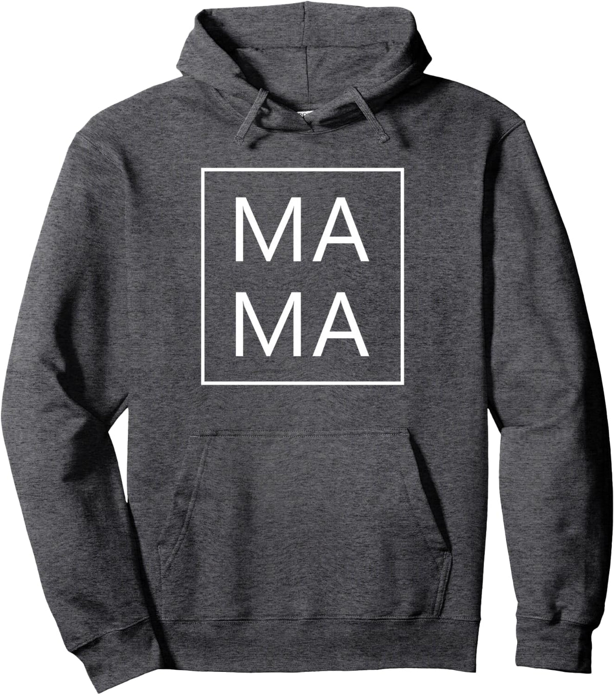 MVII Collection TT MAMA First Mother's Day New Mom Gifts DADA Family Matching Pullover Hoodie – back view and specificat