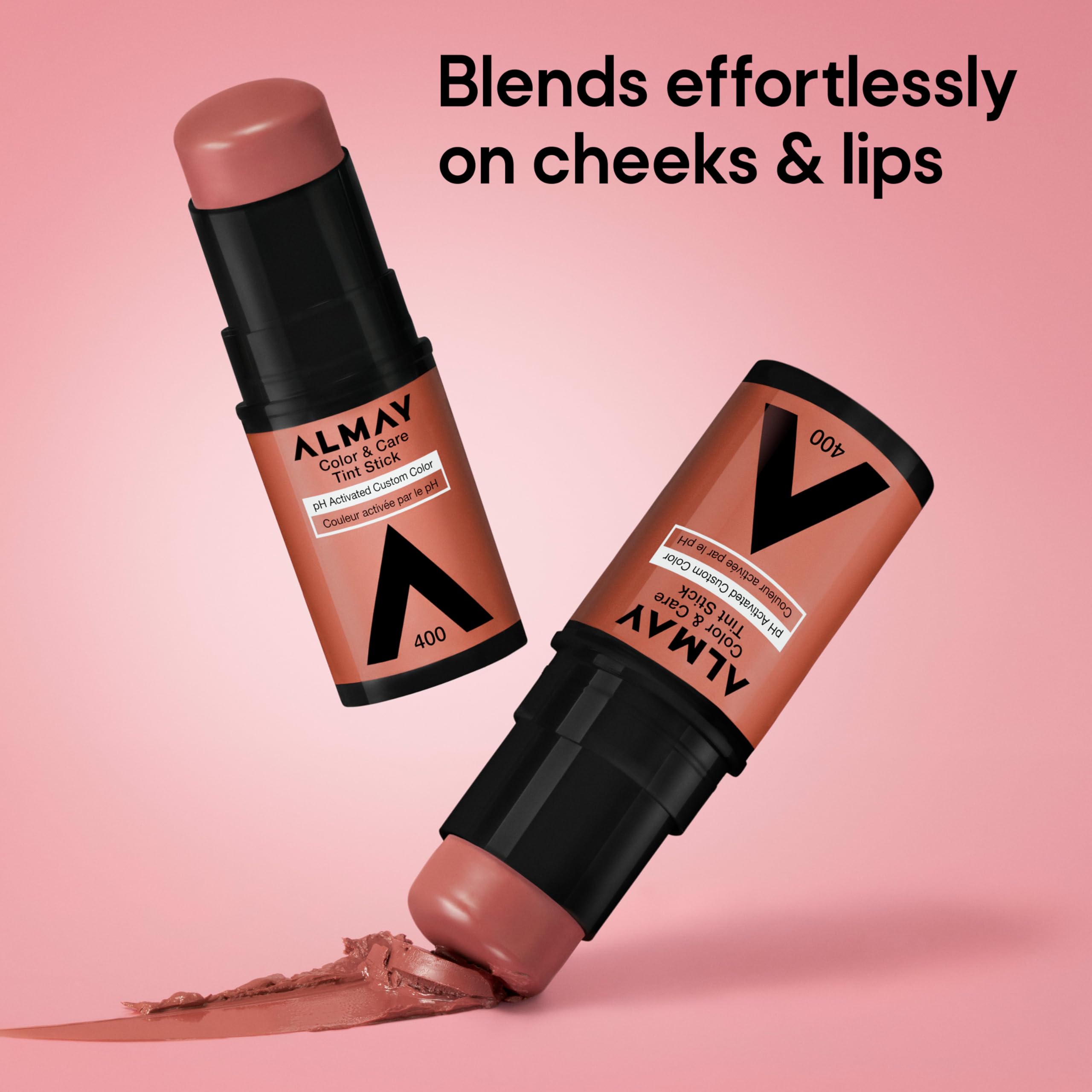 Almay Color & Care Tint Stick in Natural Flush, 0.25 oz, a face shaping makeup product with a natural tint and smooth application.