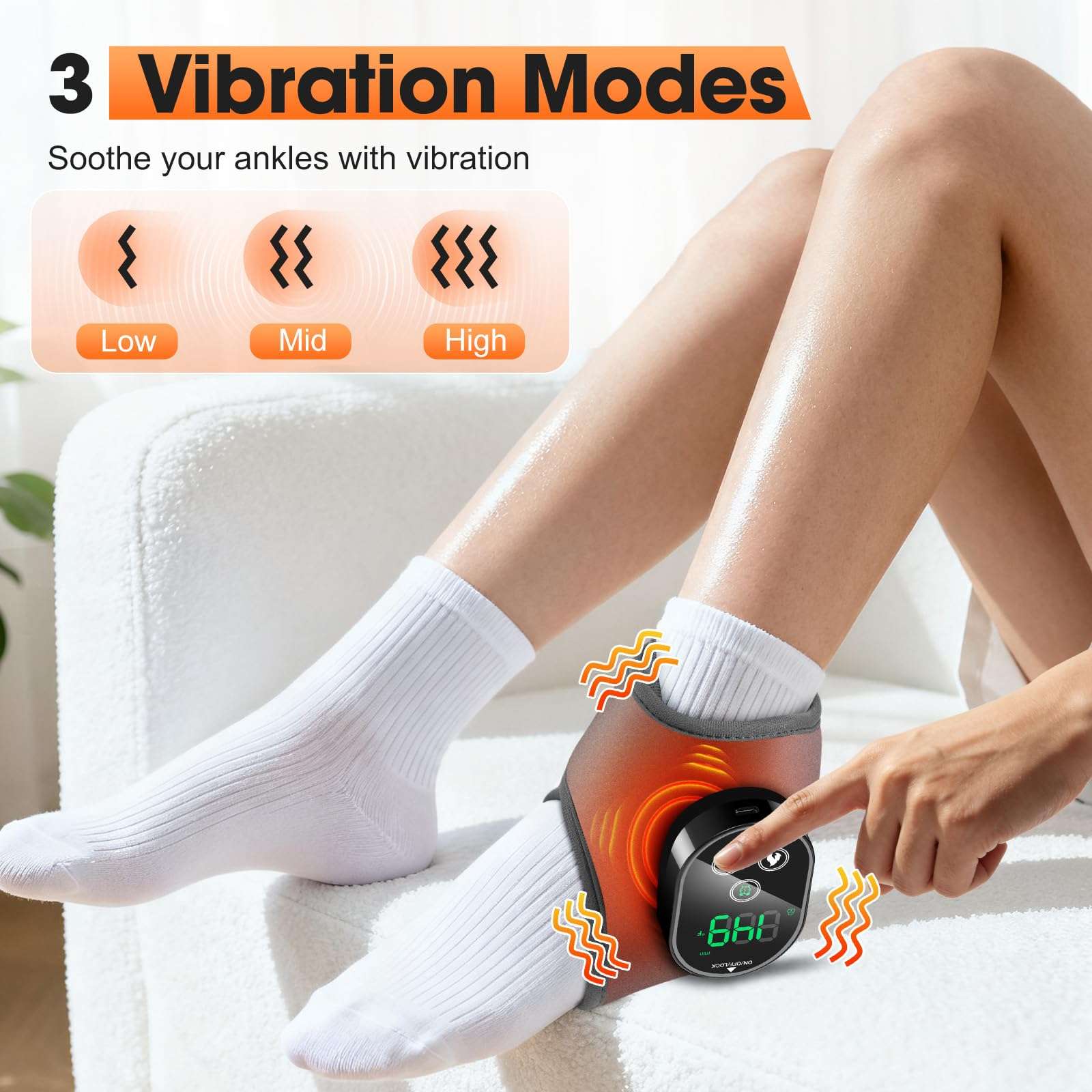 BETOLEAN foot massager with heat and vibration features for relaxing foot relief and comfort.