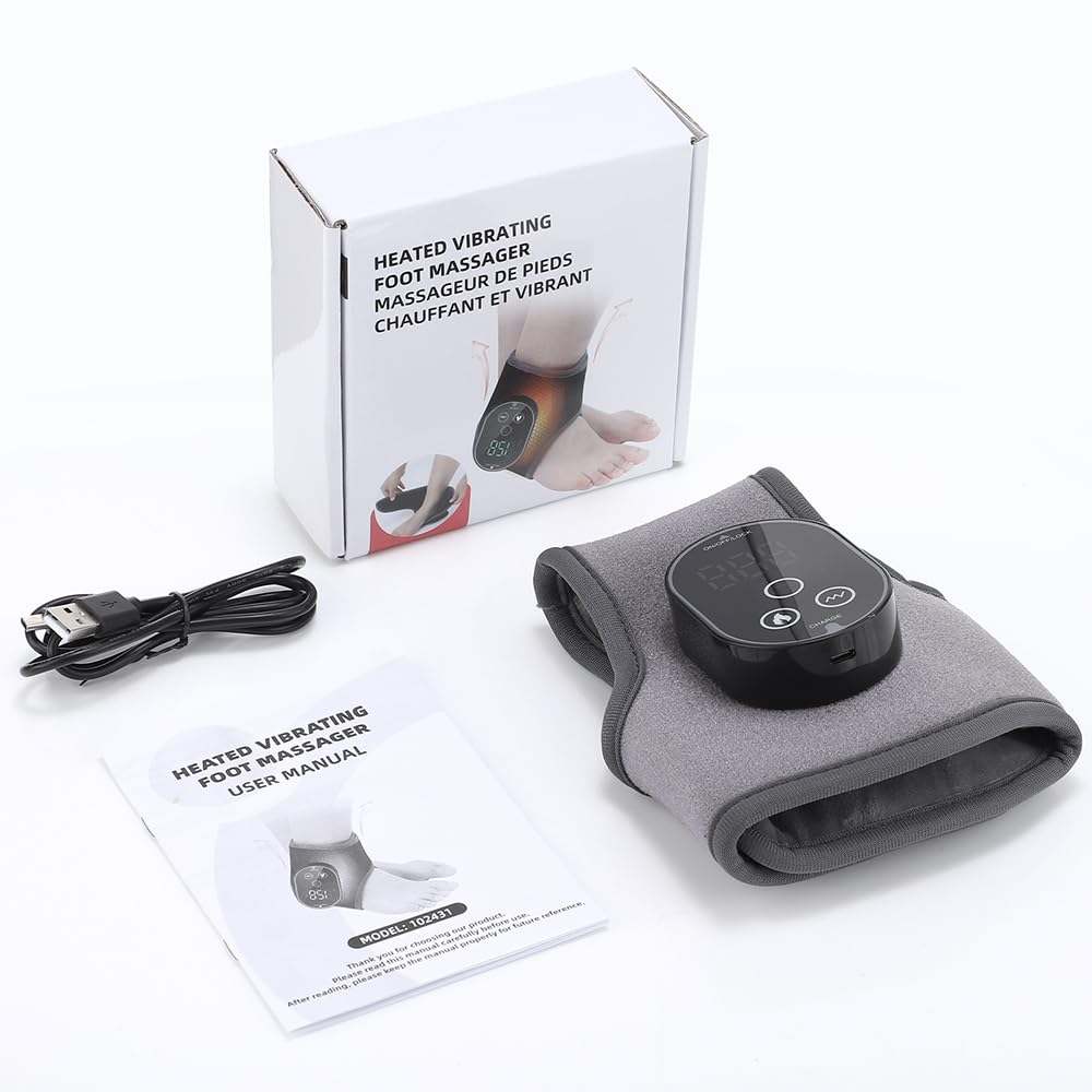 BETOLEAN foot massager with heat and vibration for soothing relief and relaxation of tired feet.