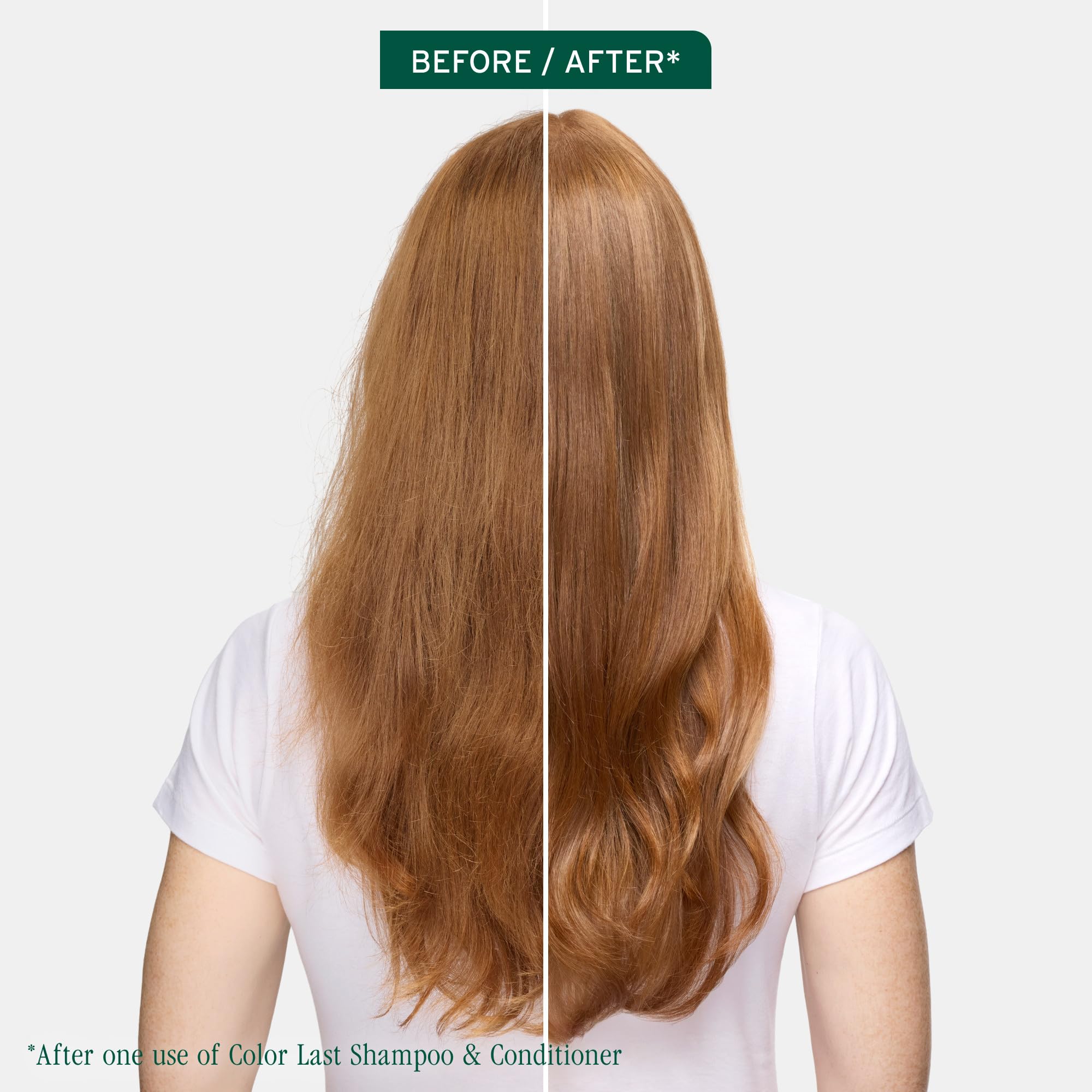 Biolage Color Last Shampoo for color-treated hair, 13.5 oz, with a sleek bottle and vibrant label designed for preserving hair color.