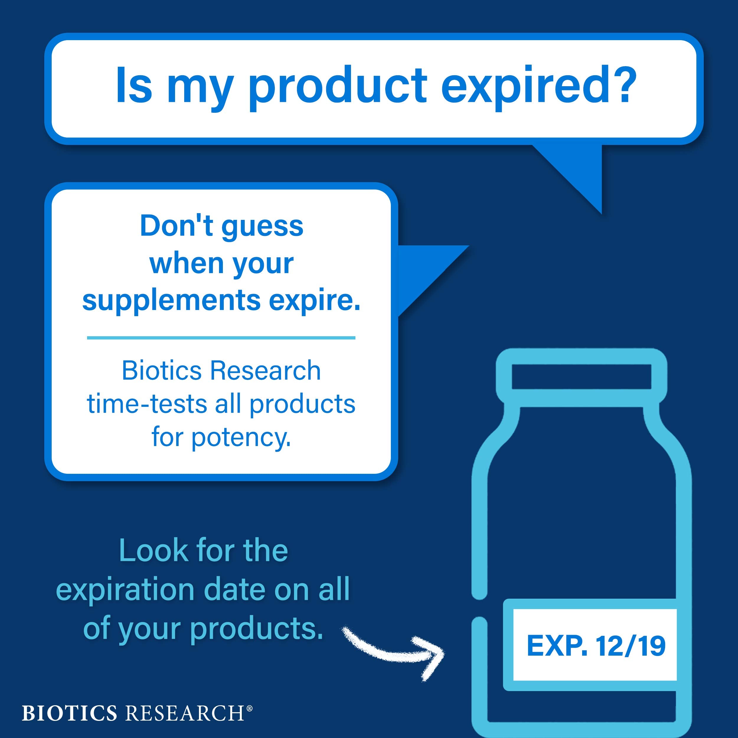 Biotics Research Bio-B Complex high potency vitamin bottle with 90 tablets, showing the supplement label and packaging.