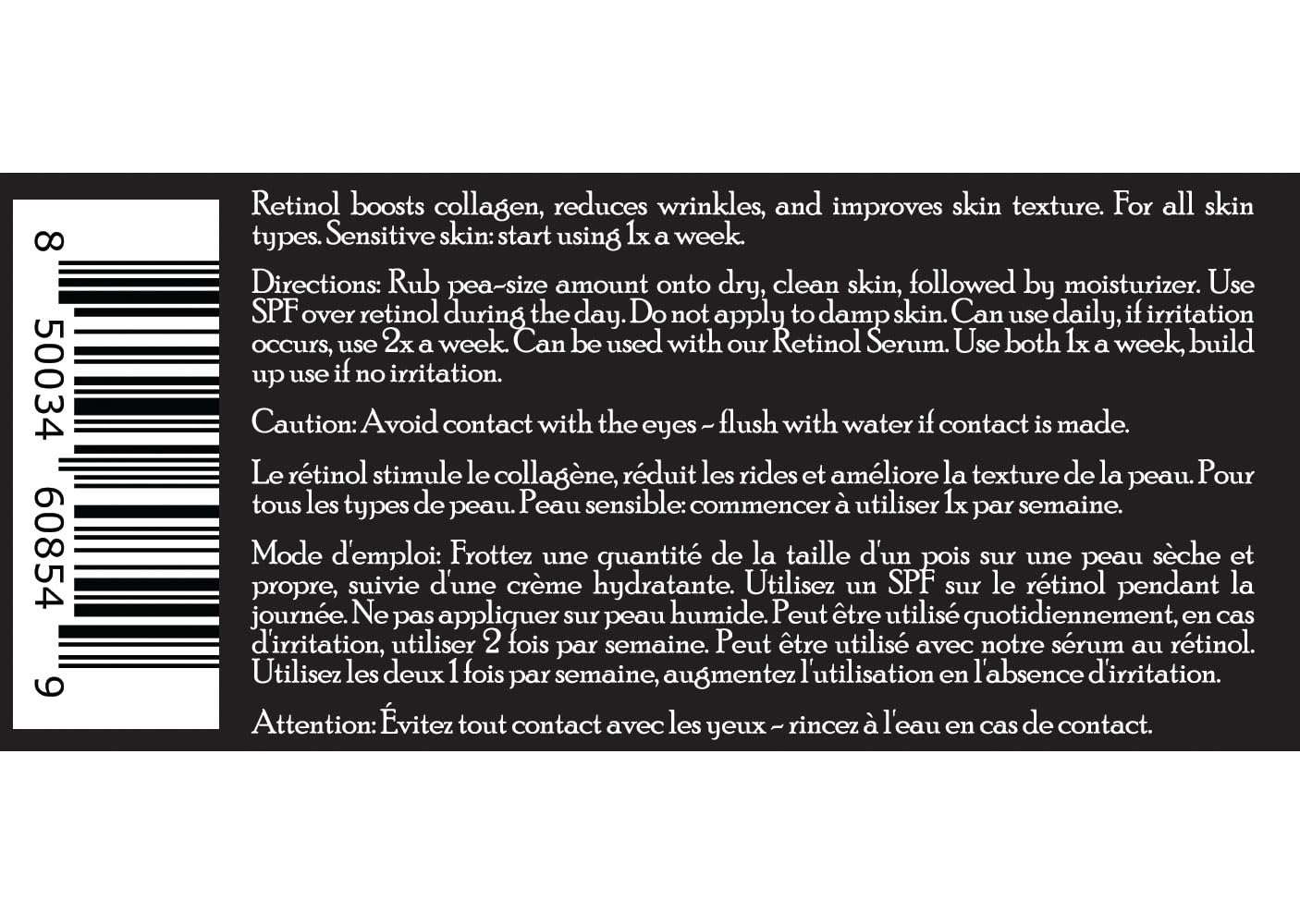 Brickell Men's Retinol Night Cream with Hyaluronic Acid, 2oz, a skin moisturizer for men's nighttime skincare.