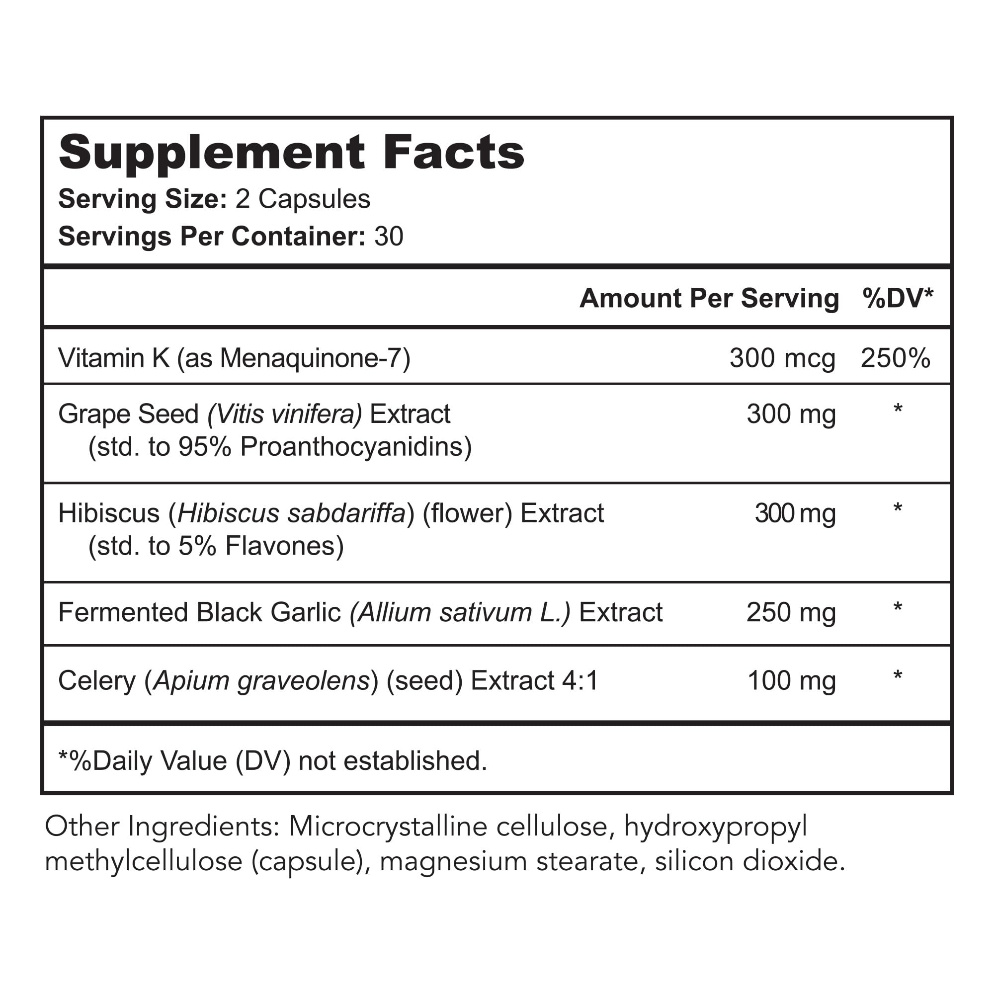 Bright Naturals Vaso Calm herbal supplement bottle with label, emphasizing blood support and natural herbal ingredients.