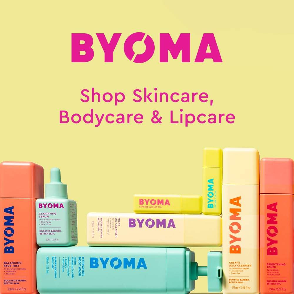 BYOMA So Hydrating Set featuring barrier repair skincare trio with moisturizer, serum, and cream in sleek packaging.