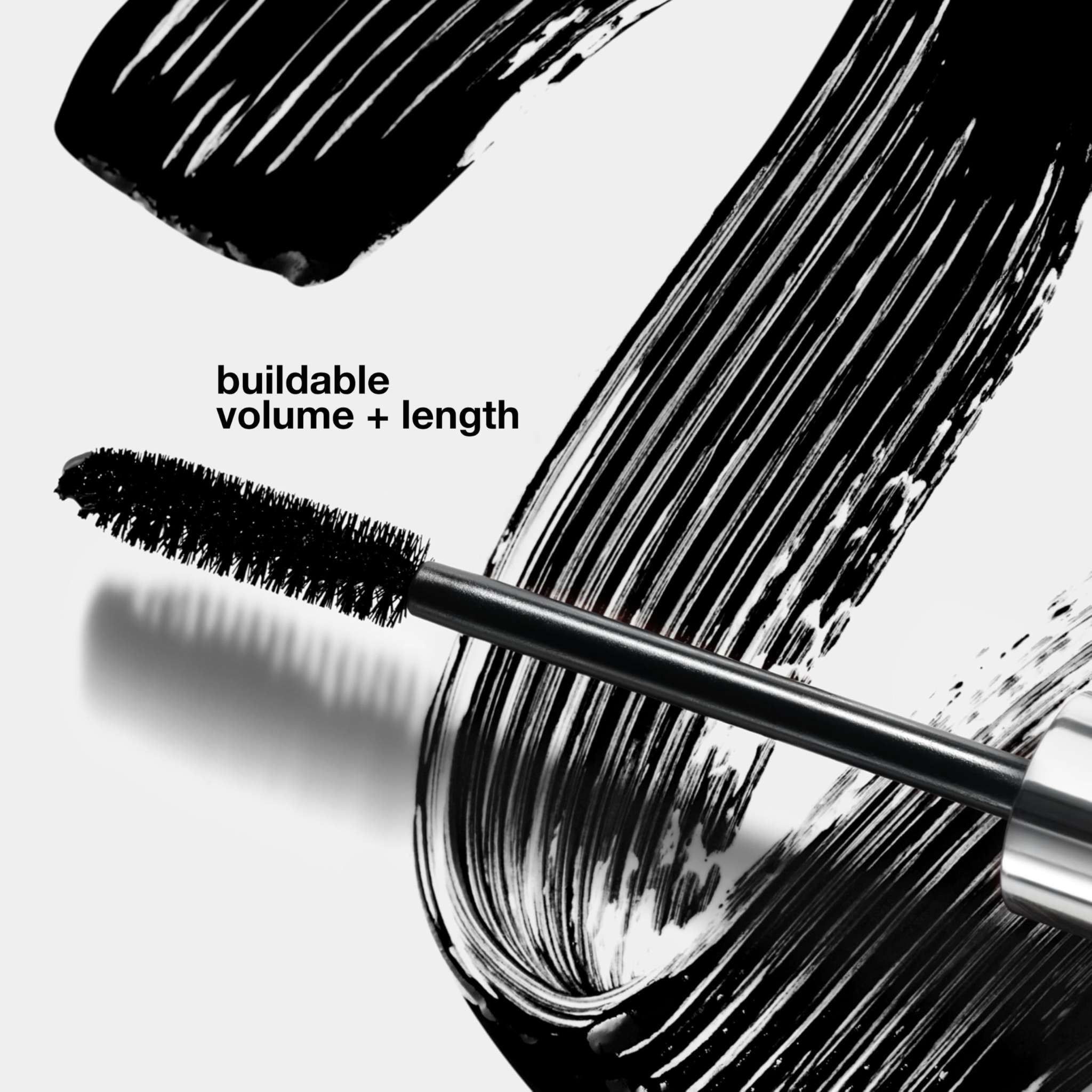 Clinique High Impact Mascara in black for sensitive eyes, 0.28oz, with a brush applicator and smooth mascara formula.