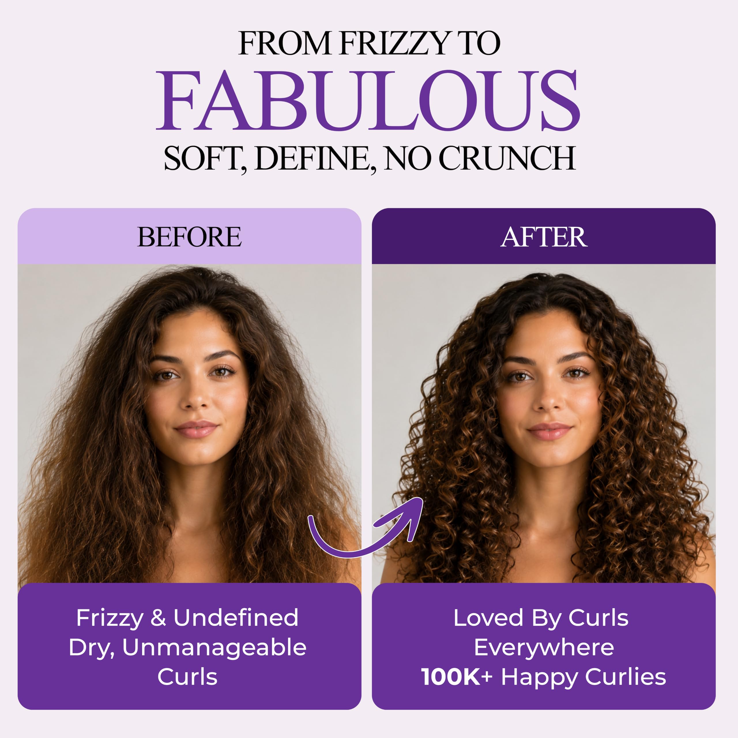 Controlled Chaos Curl Cream for frizz-free curls in a 5oz container, ideal for defining and styling curly hair.