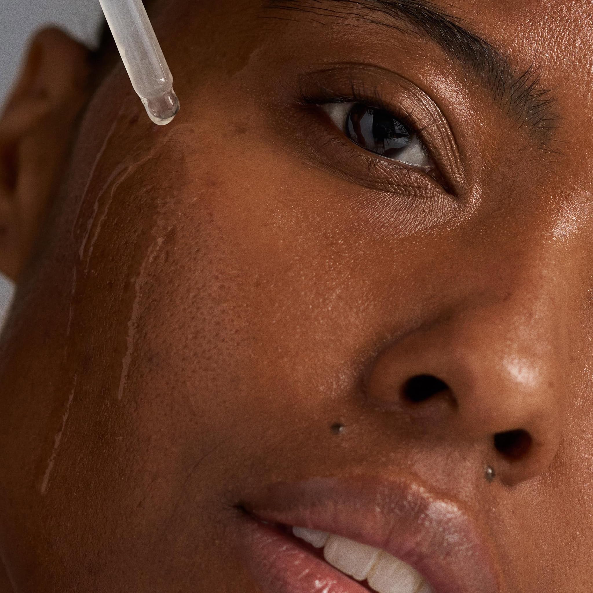 Dermalogica Circular Hydration Serum with hyaluronic acid, clear gel texture for nourishing, hydrating face skincare.
