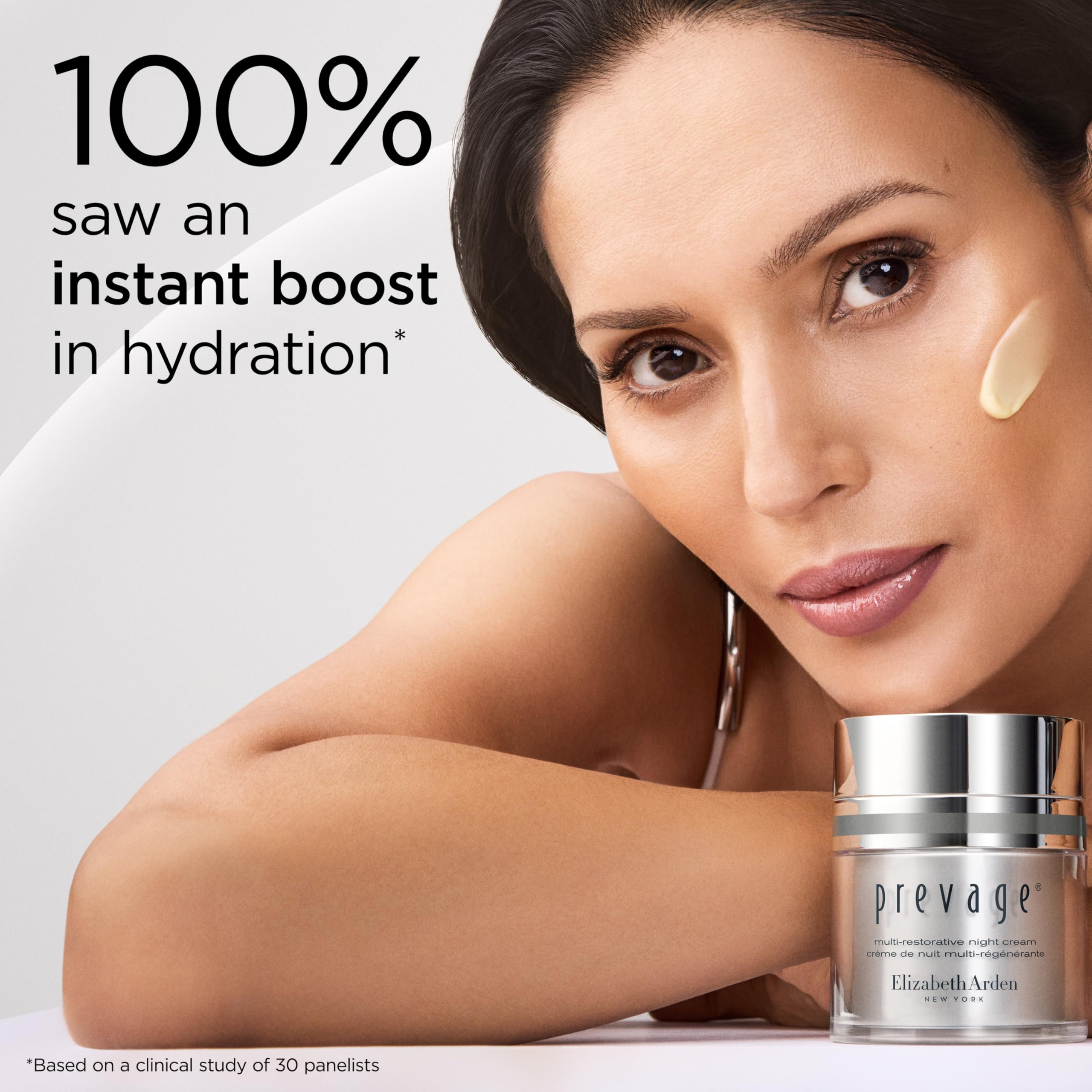 Elizabeth Arden Prevage Night Cream with Idebenone, 1.7oz, a skin moisturizer for anti-aging and skin renewal.