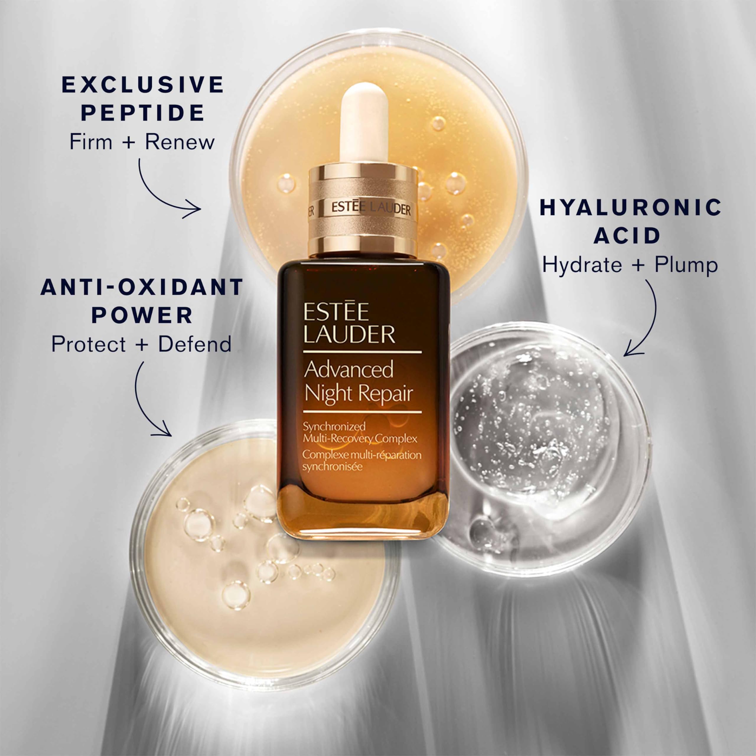 Estée Lauder Dream Skin 4-piece night skincare gift set with creams, serums, and lotions for nourishing overnight skincare.