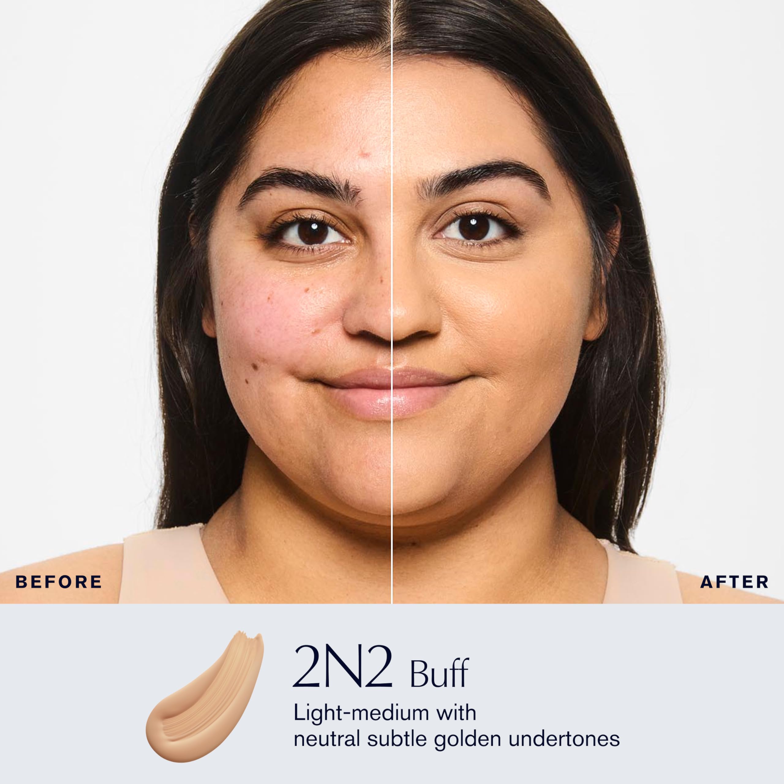Estée Lauder Double Wear Foundation in shade 2N2 Buff, 1 oz, showing the foundation bottle with the product label.