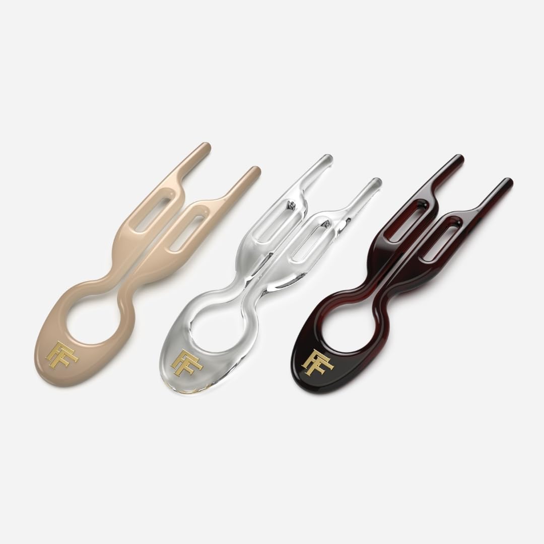 Fiona Franchimon No1 Hairpin from London Collection, all hair types, durable hair clip with all-day hold, natural style for any occasion.