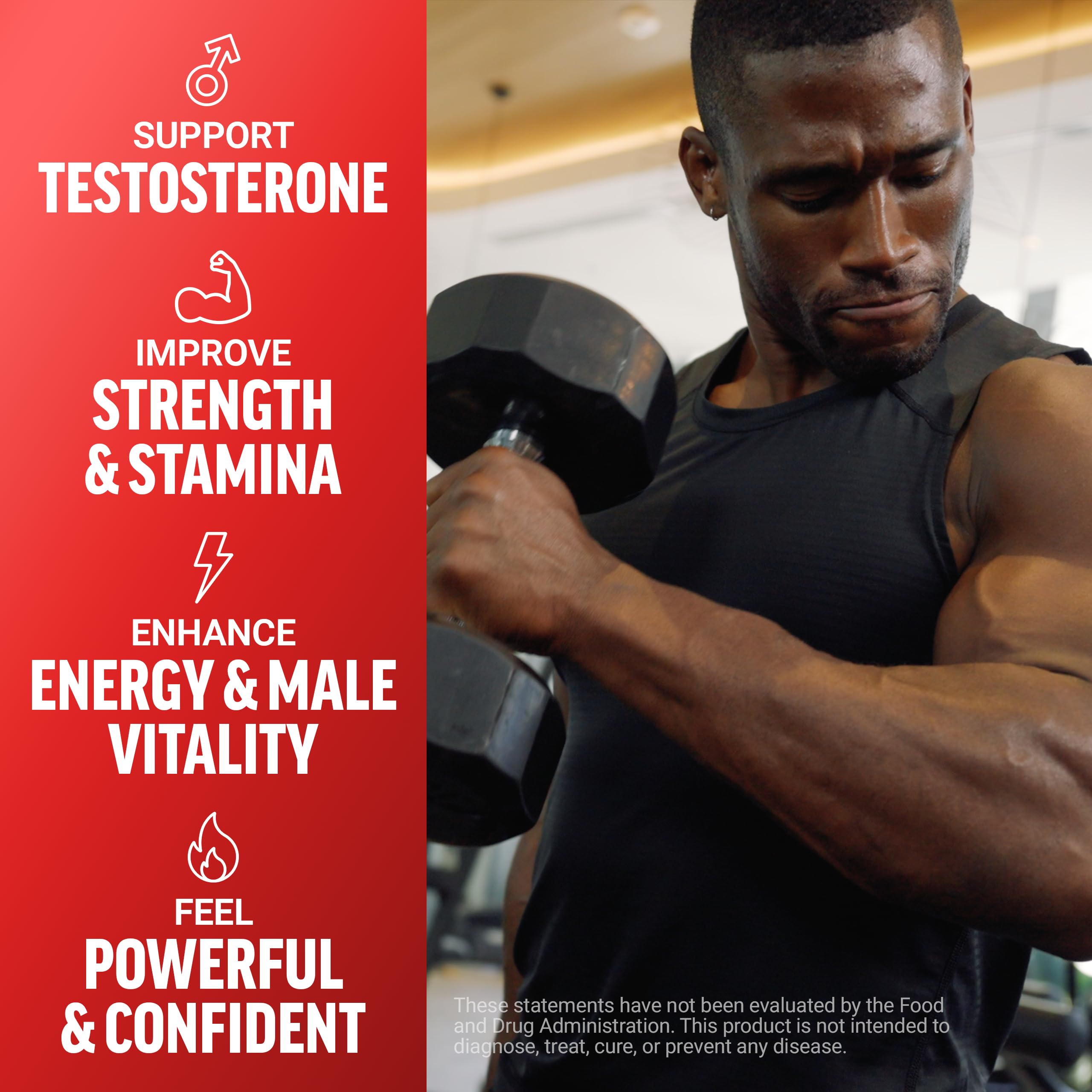 Force Factor Test X180 testosterone support supplement for men, showing the bottle with capsules and label.